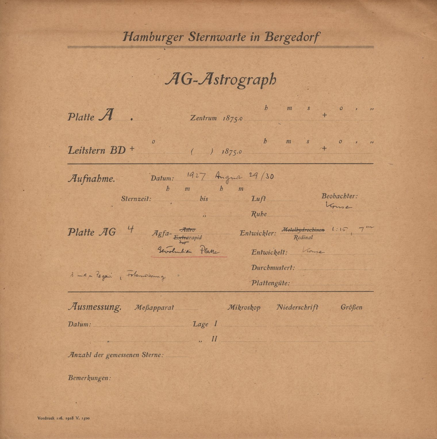 Plattenhuelle AG00004