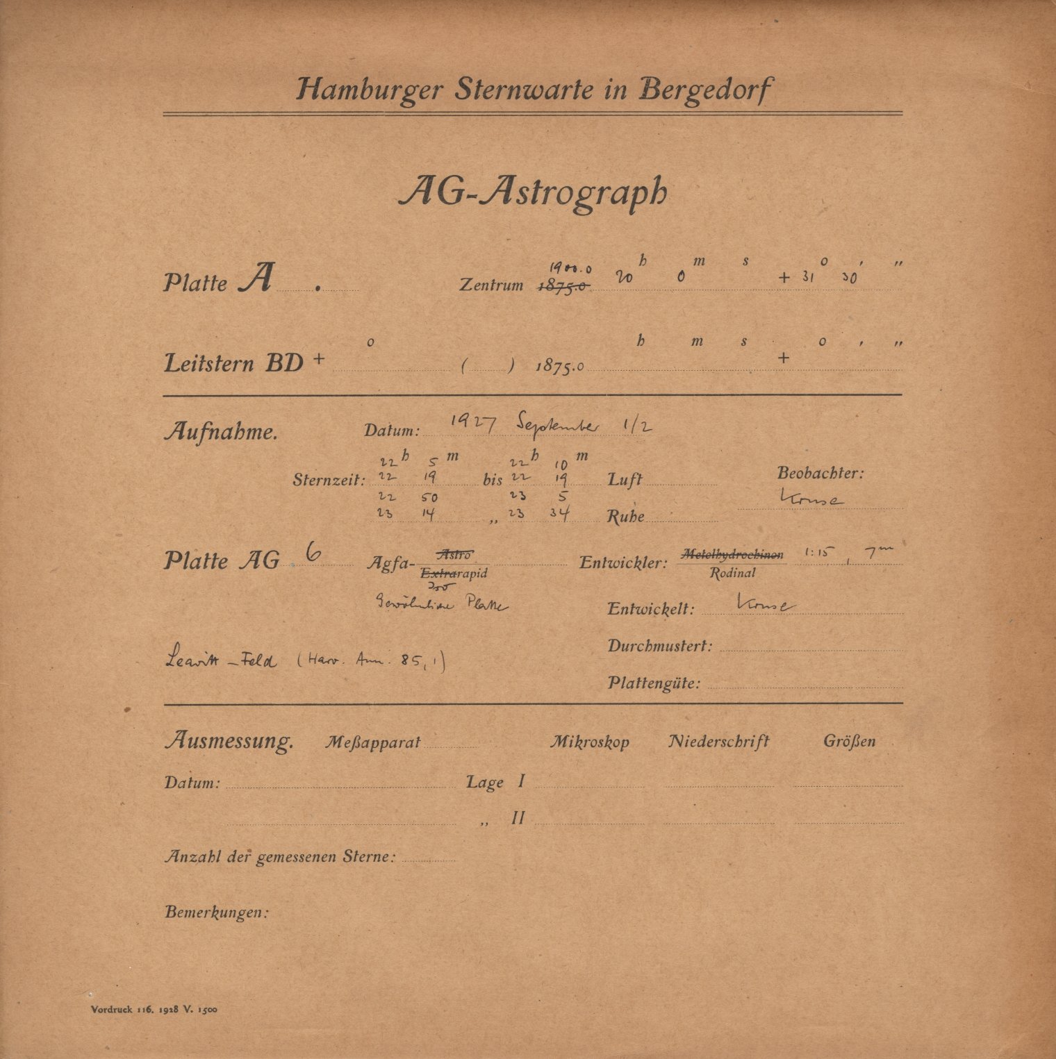 Plattenhuelle AG00006