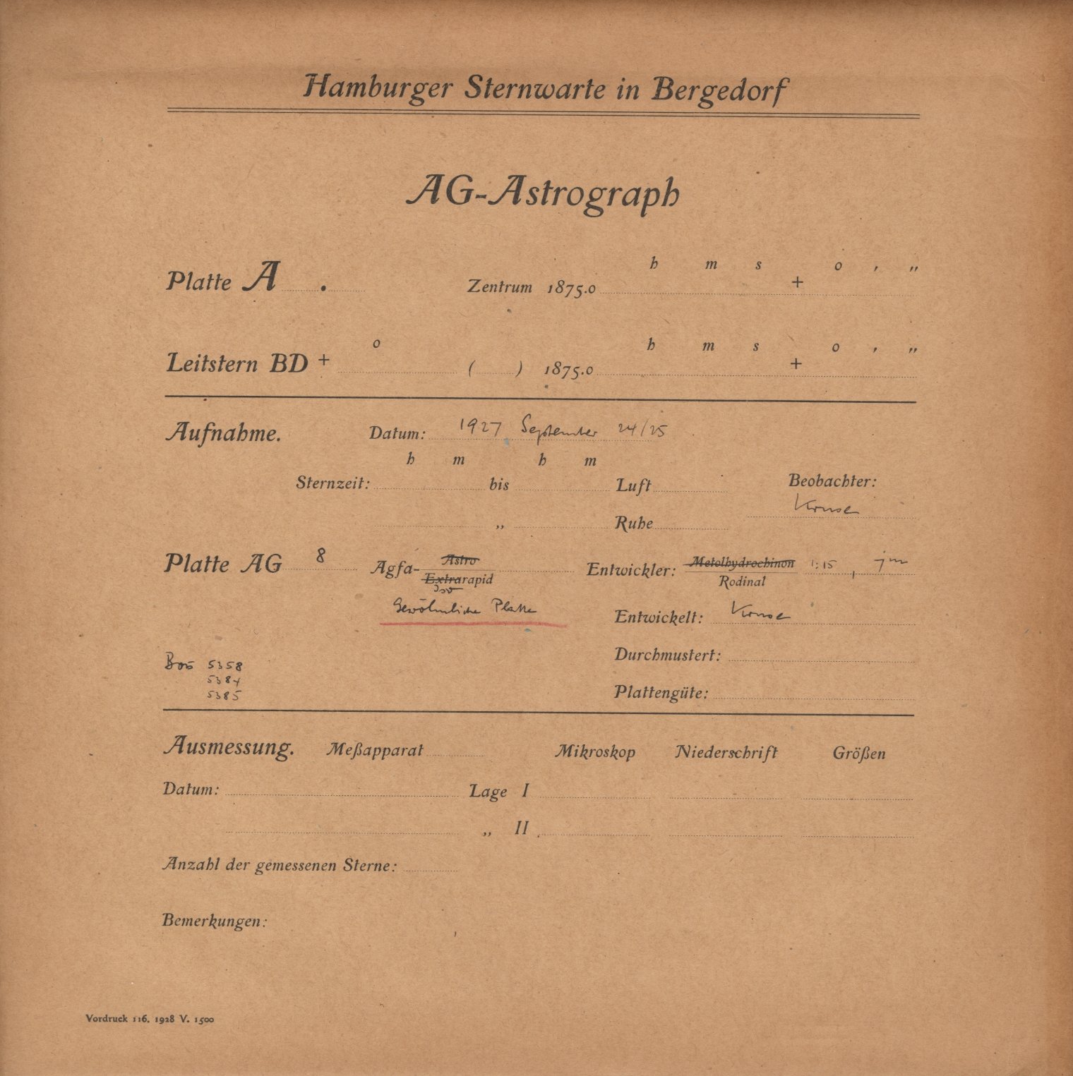 Plattenhuelle AG00008