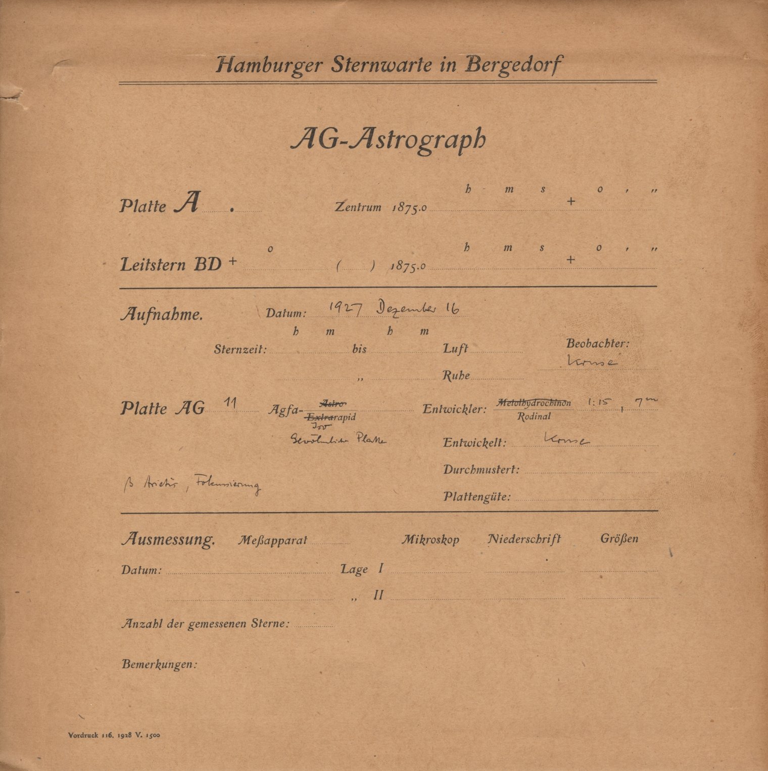 Plattenhuelle AG00011
