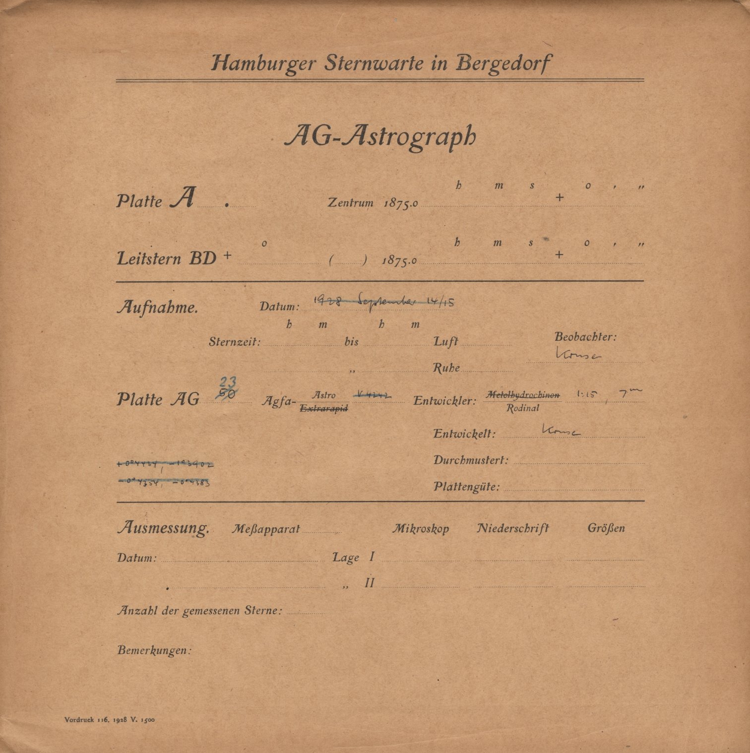 Plattenhuelle AG00023