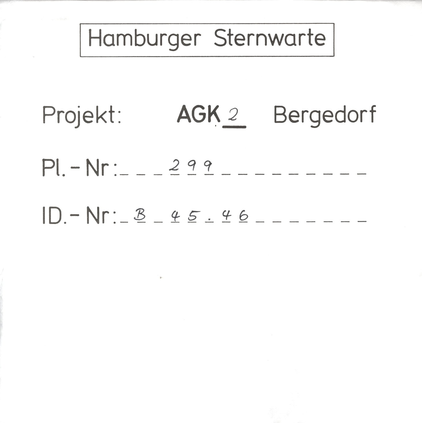 Plattenhuelle AG00299