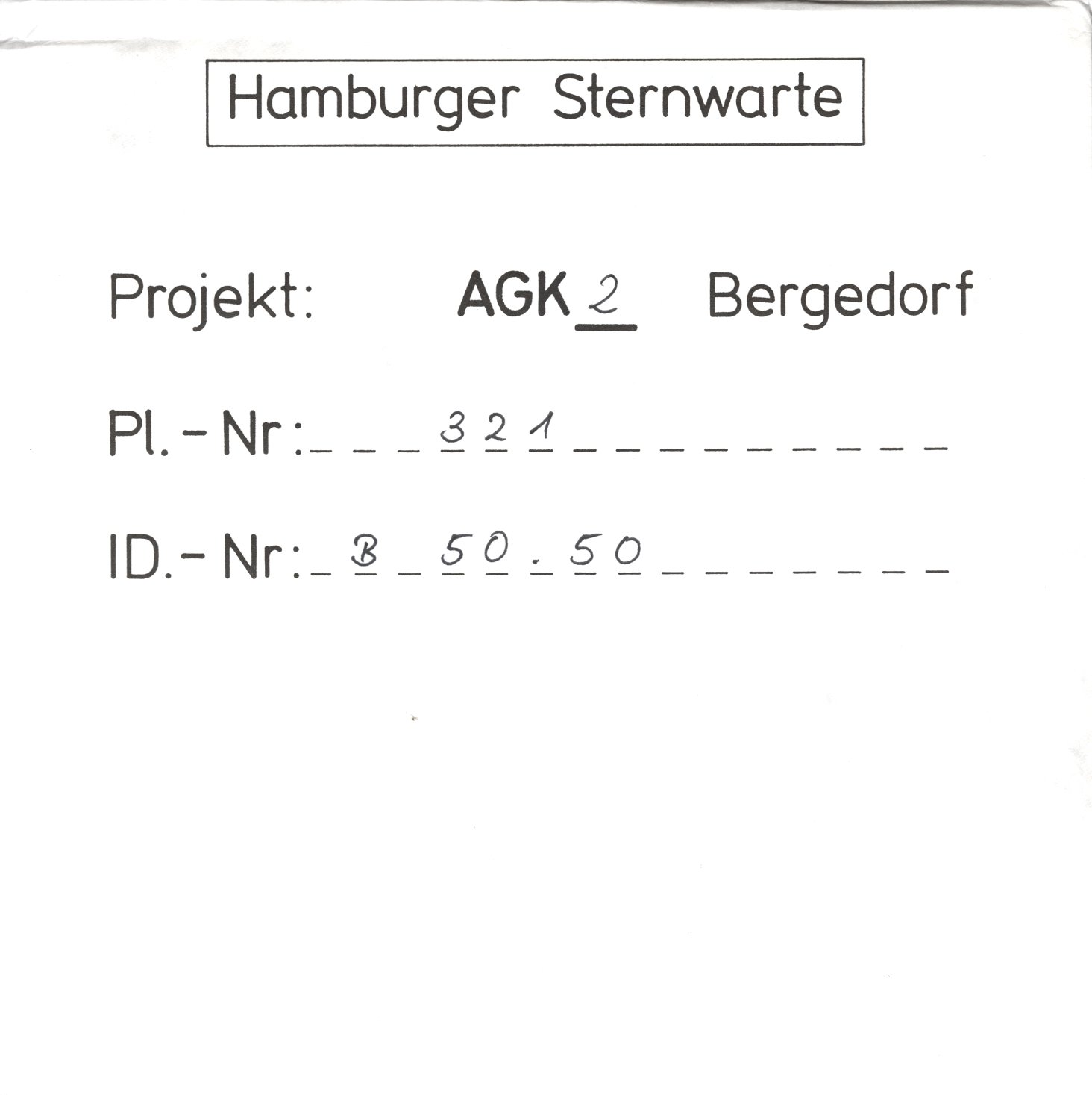 Plattenhuelle AG00321