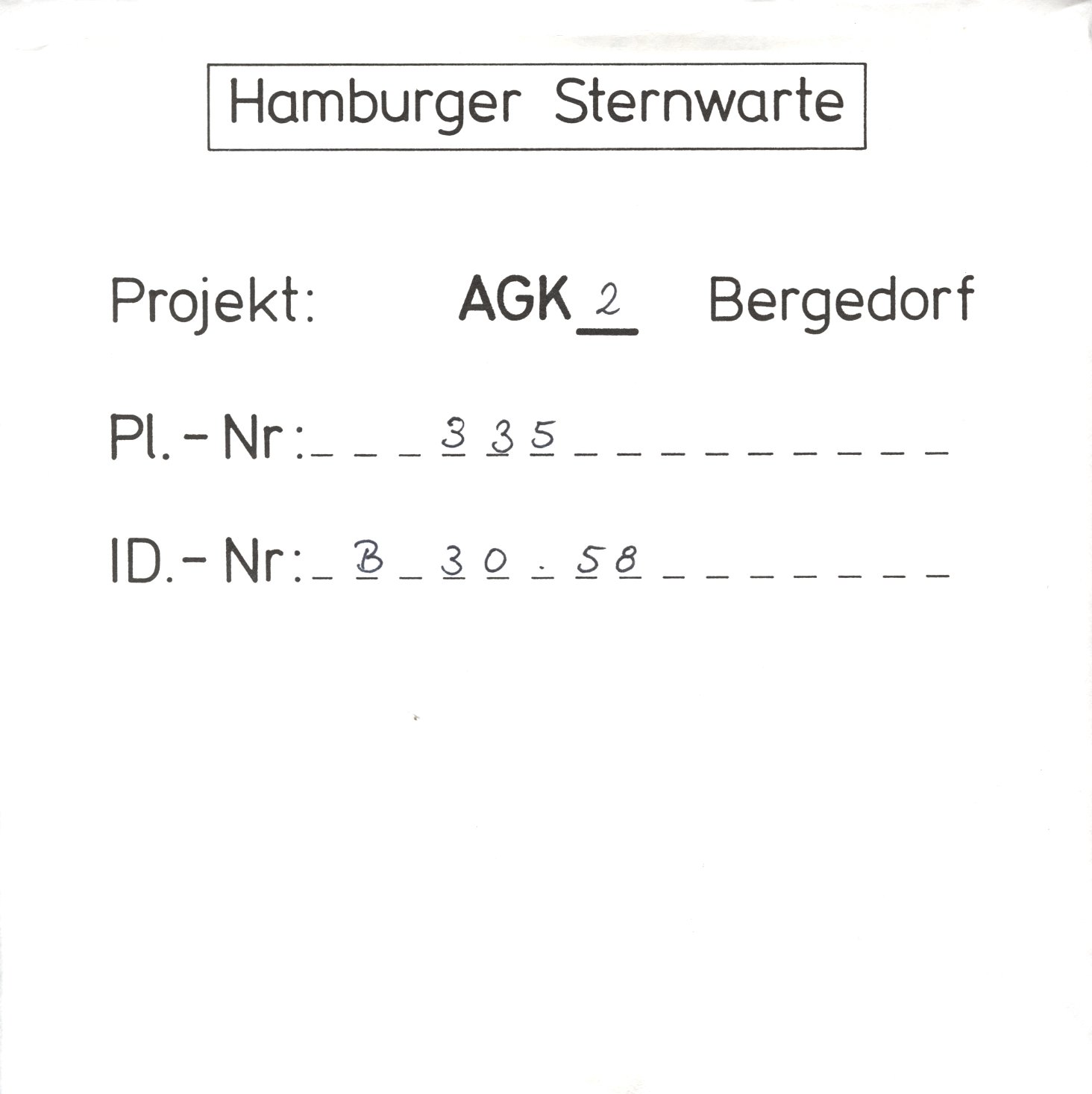 Plattenhuelle AG00335