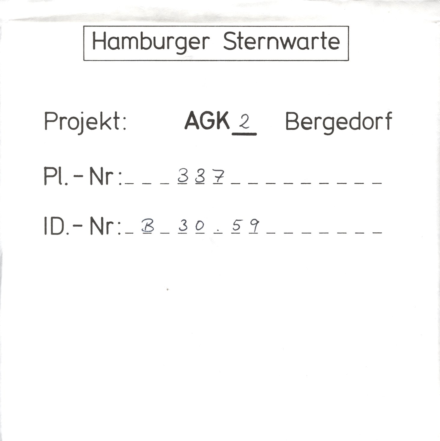 Plattenhuelle AG00337