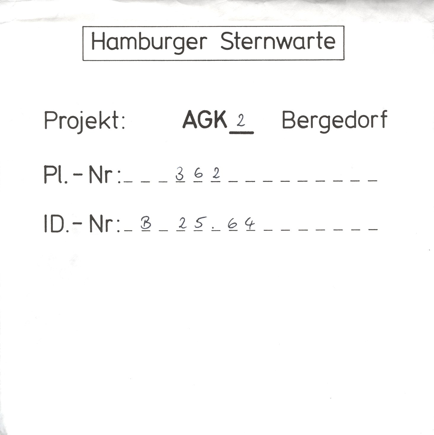 Plattenhuelle AG00362