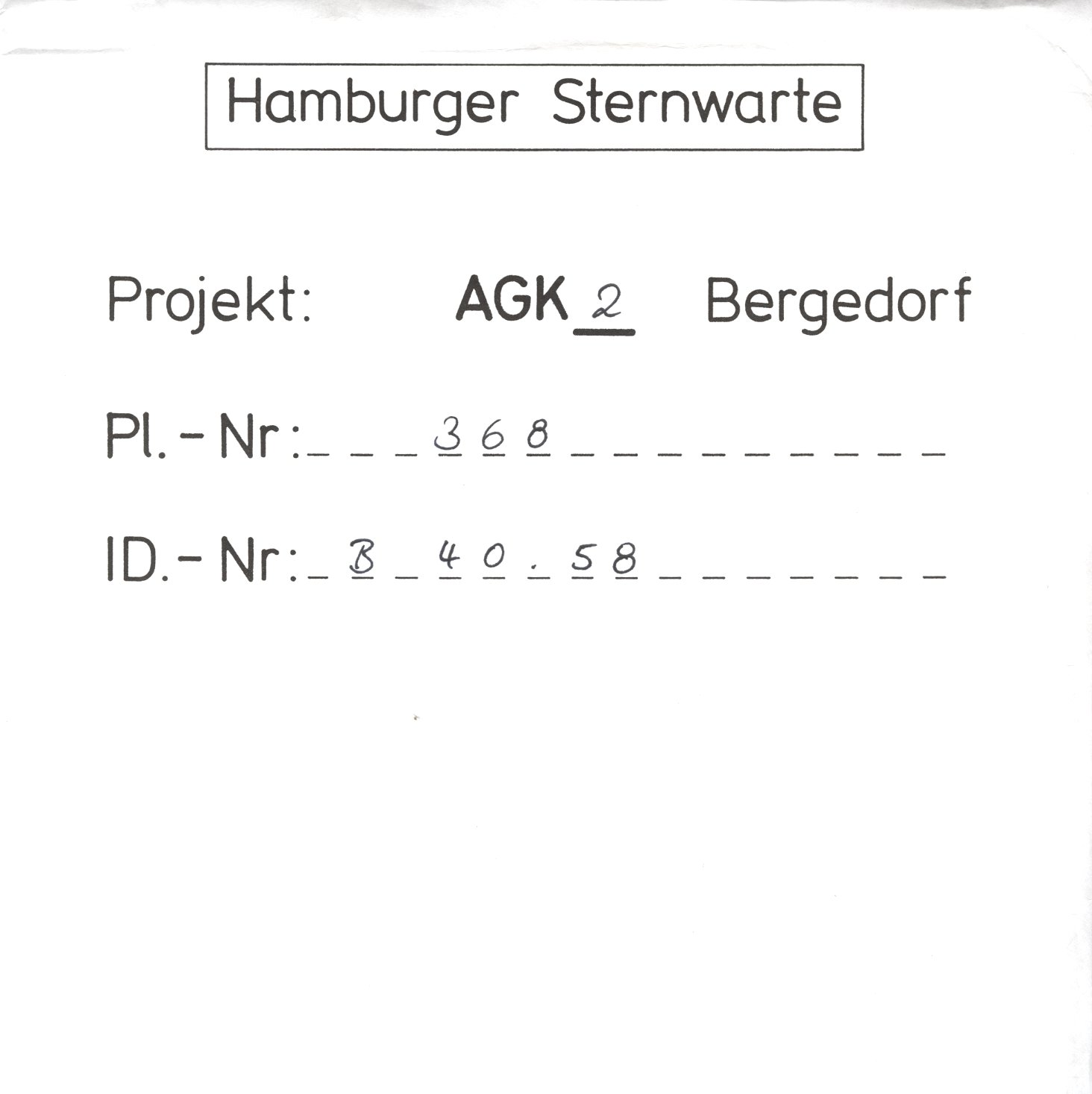 Plattenhuelle AG00368