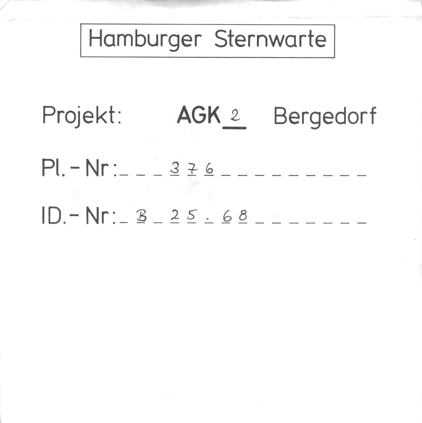 Plattenhuelle AG00376