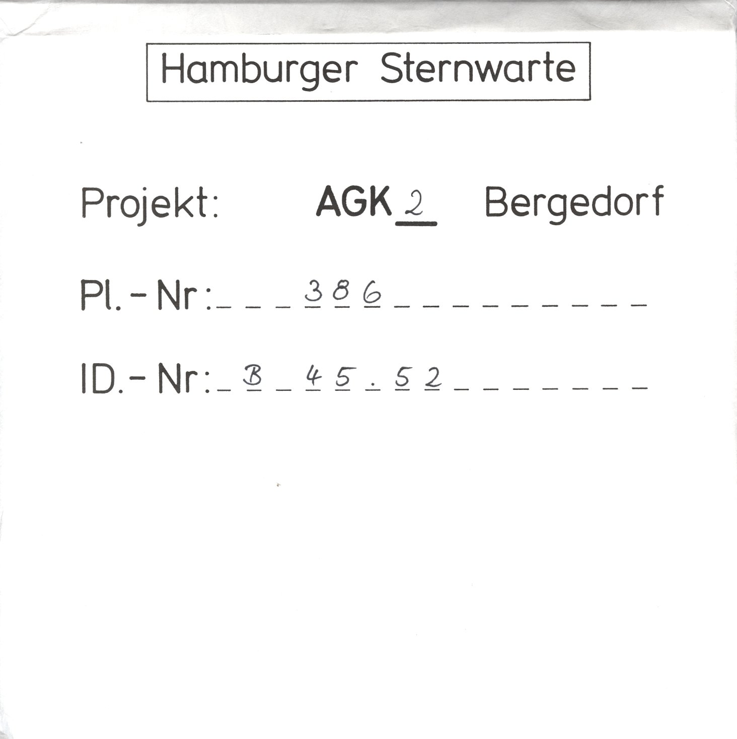 Plattenhuelle AG00386