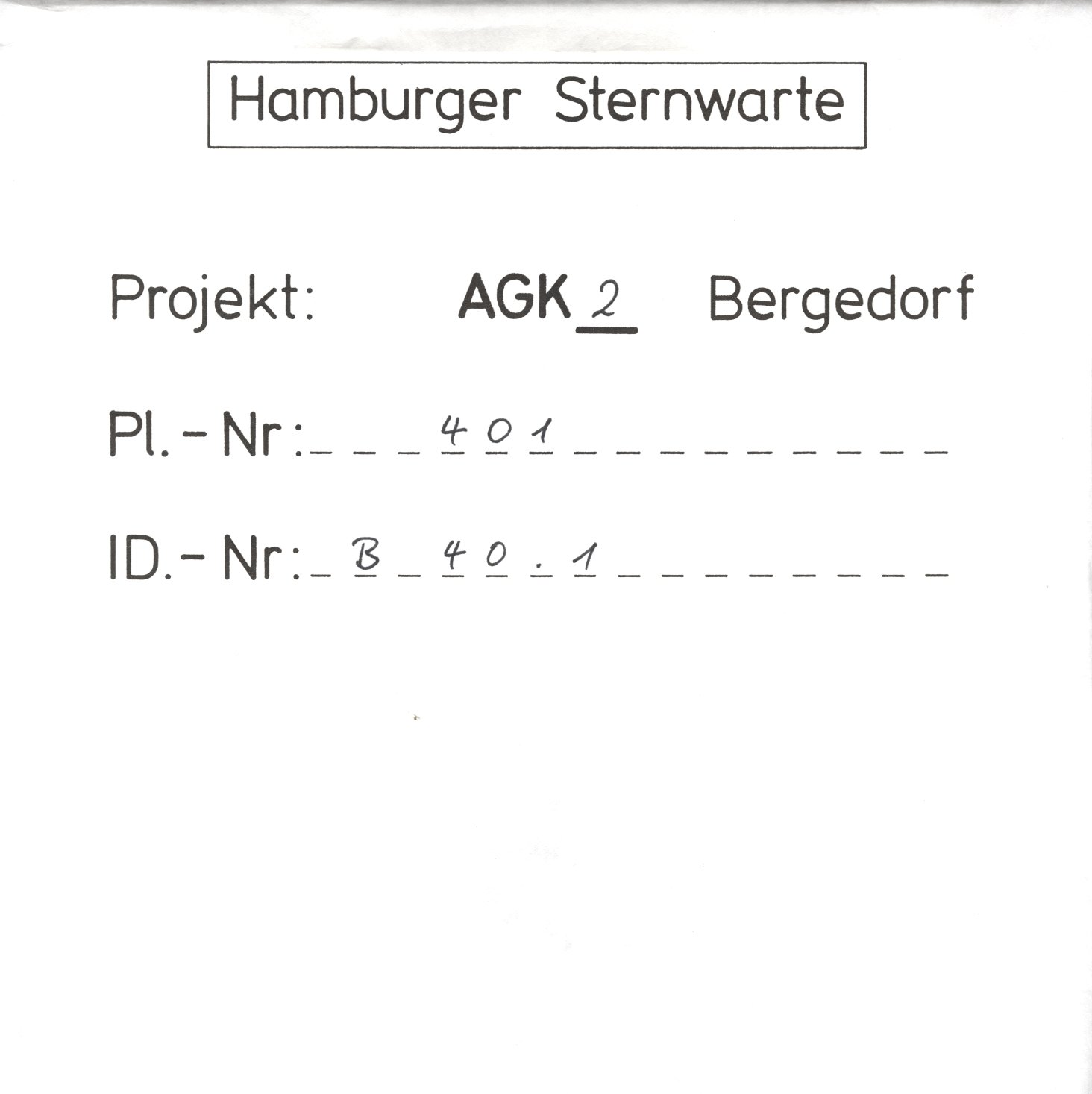 Plattenhuelle AG00401