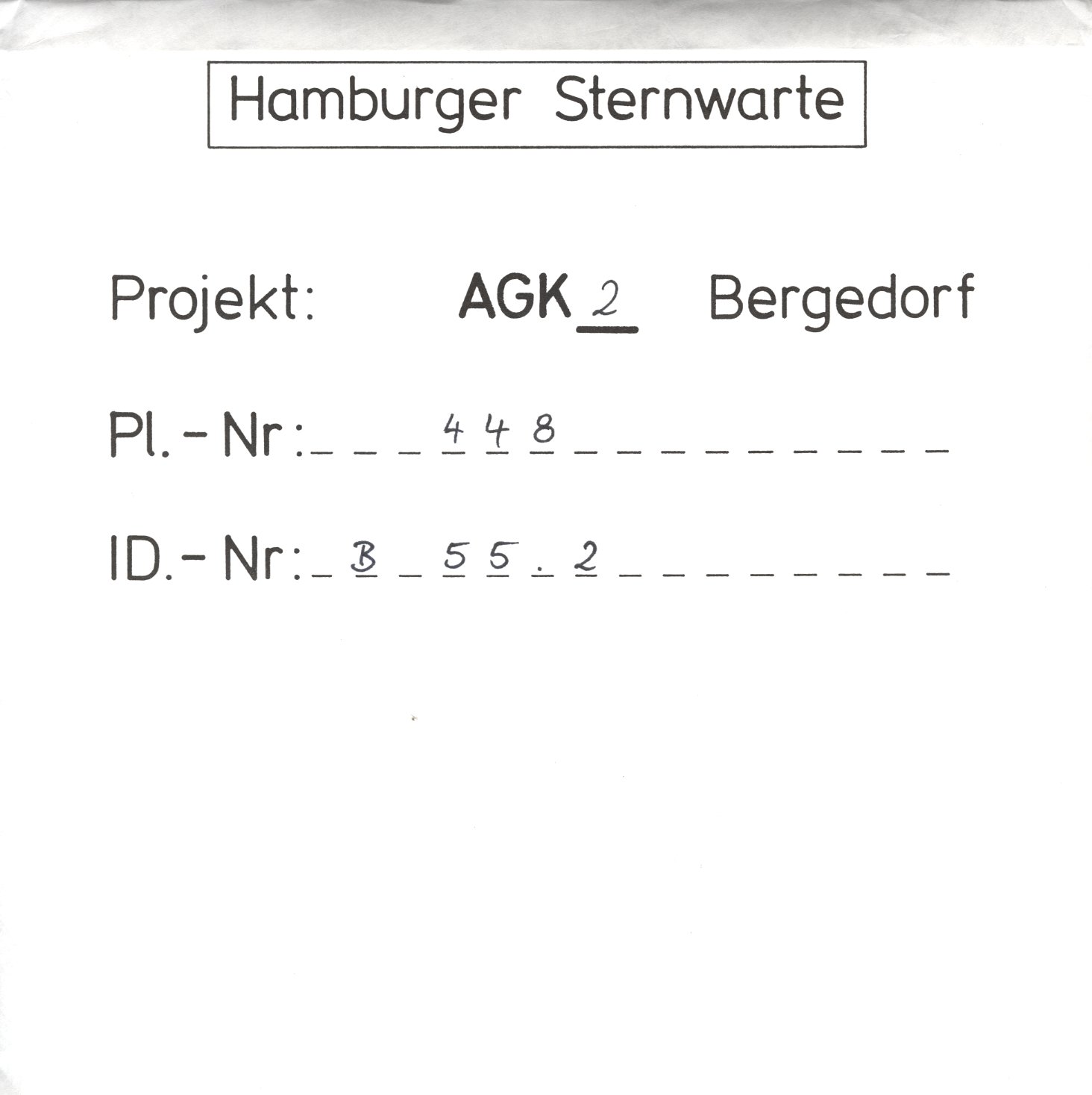 Plattenhuelle AG00448