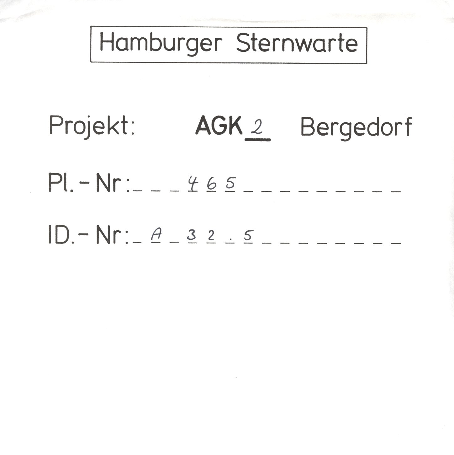 Plattenhuelle AG00465