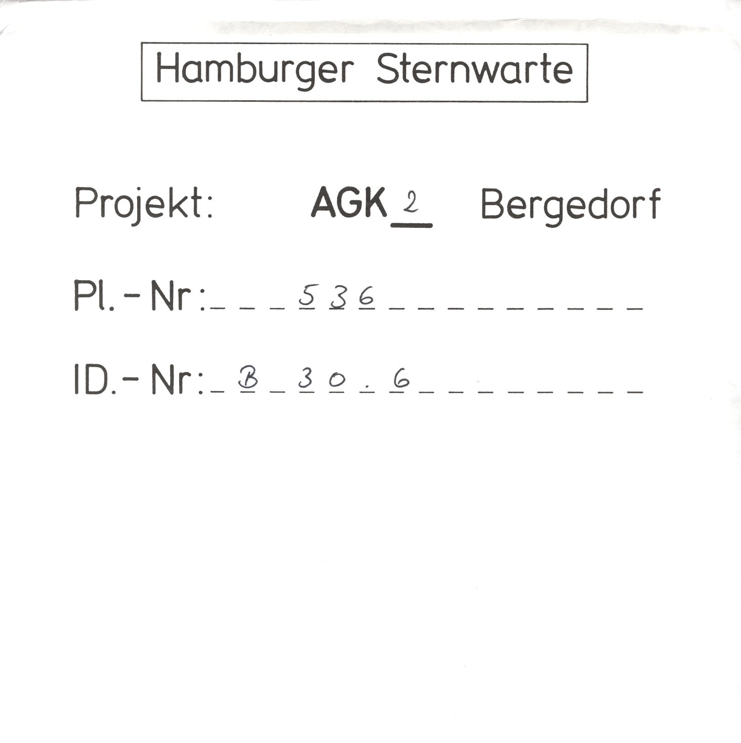 Plattenhuelle AG00536