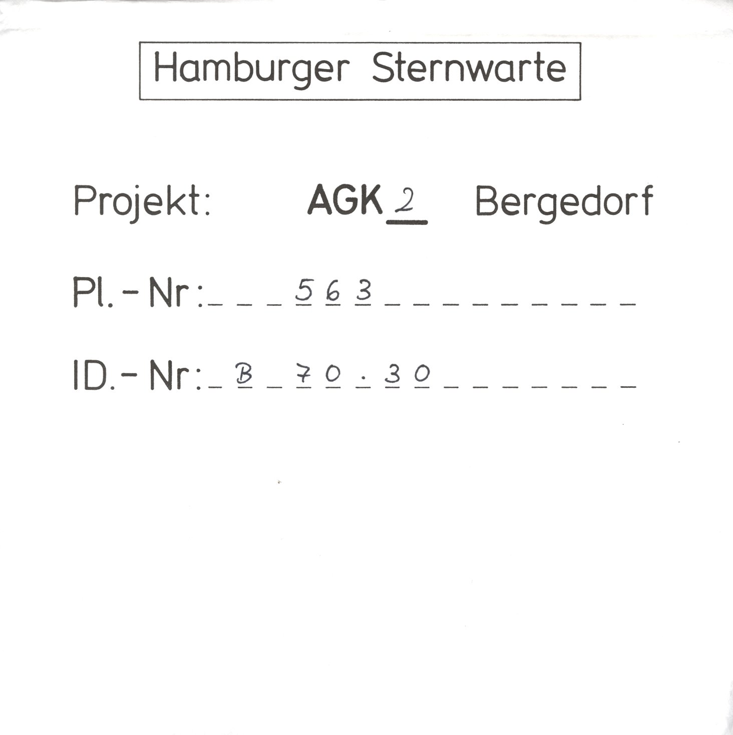 Plattenhuelle AG00563