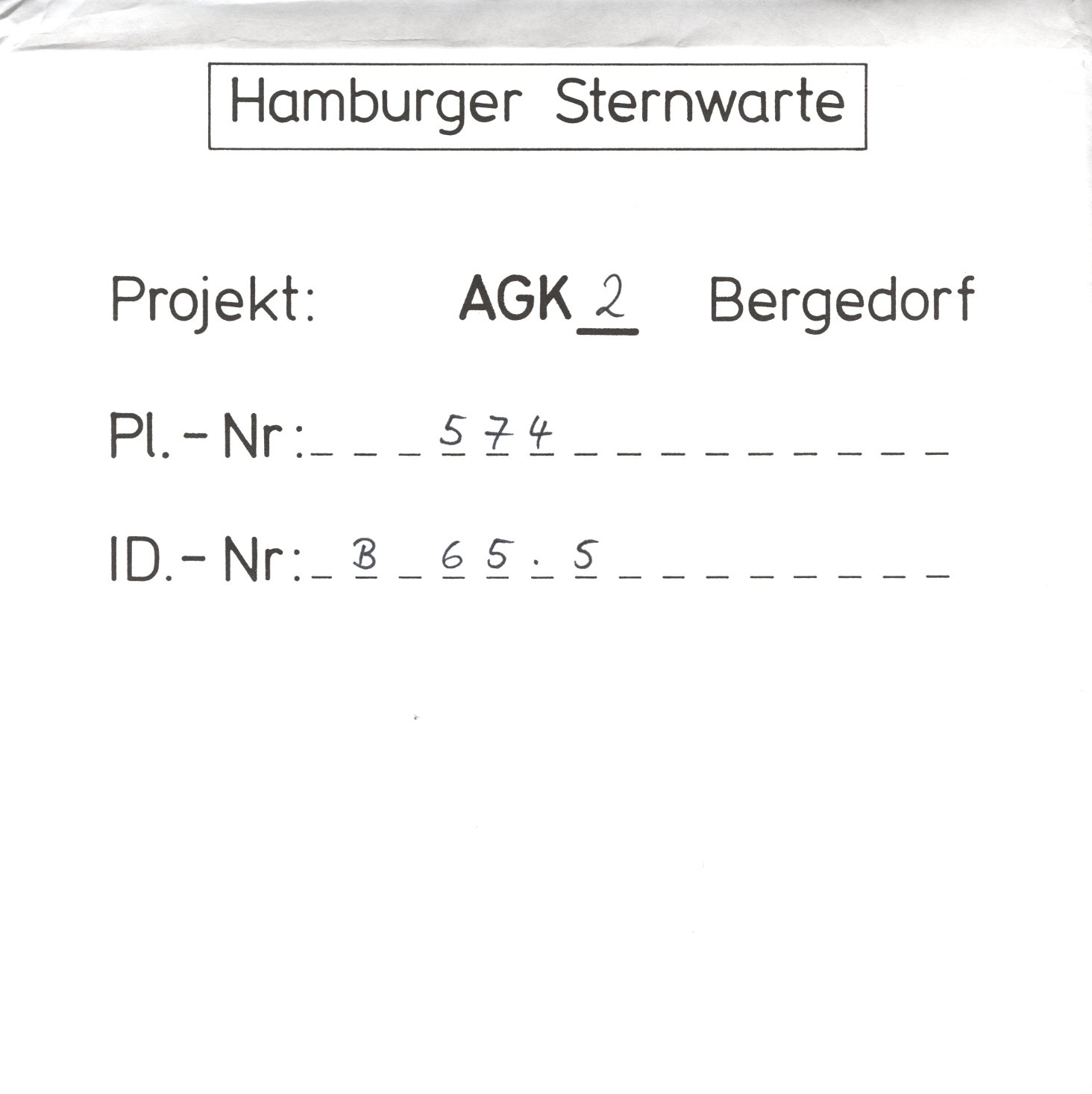 Plattenhuelle AG00574