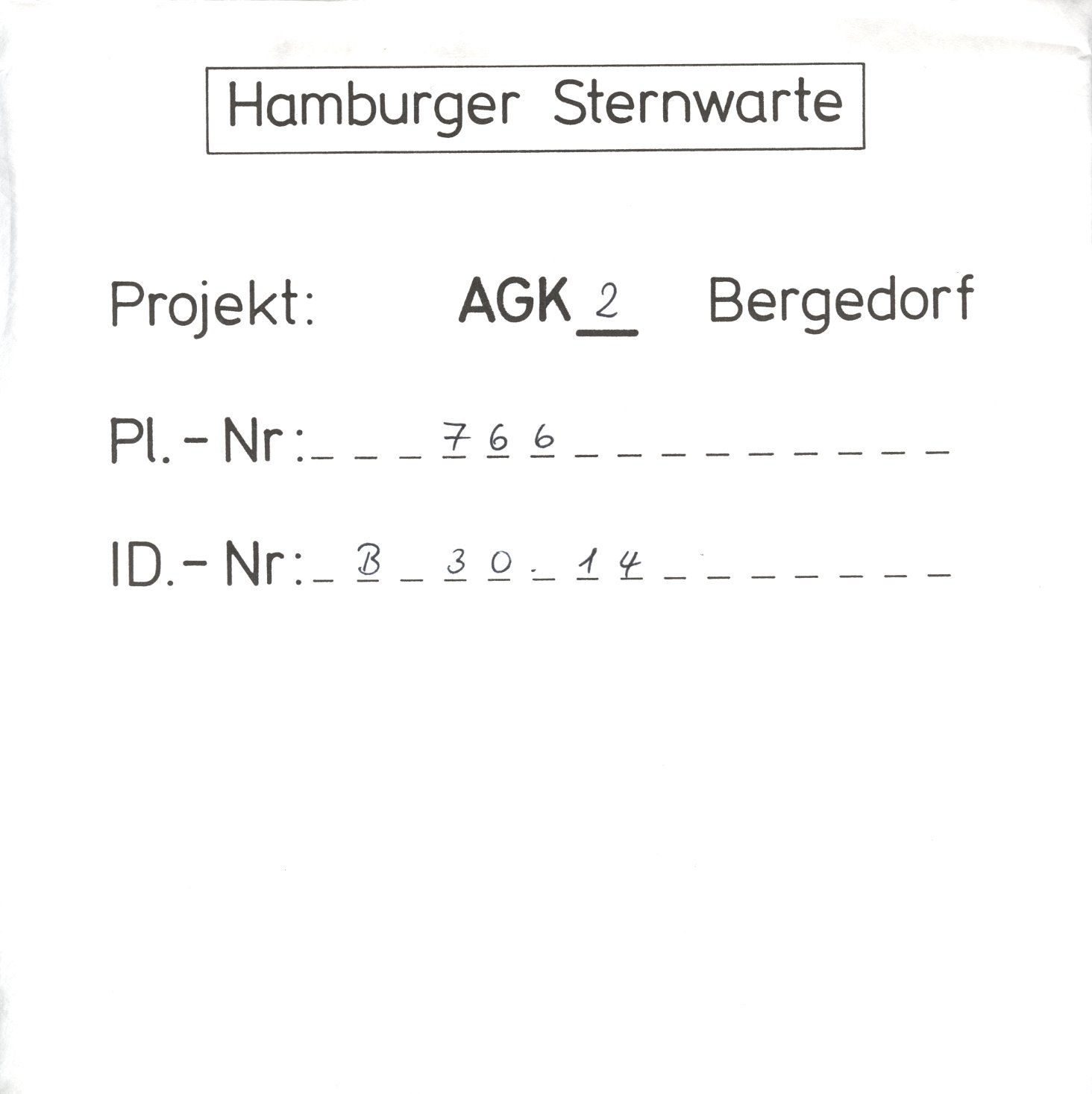 Plattenhuelle AG00766