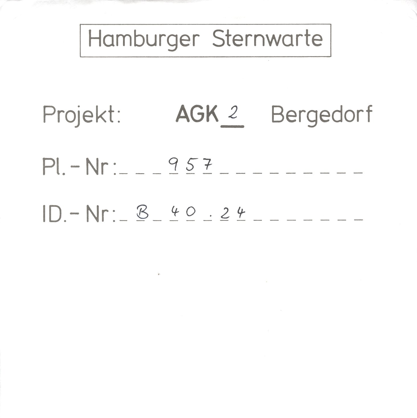 Plattenhuelle AG00957
