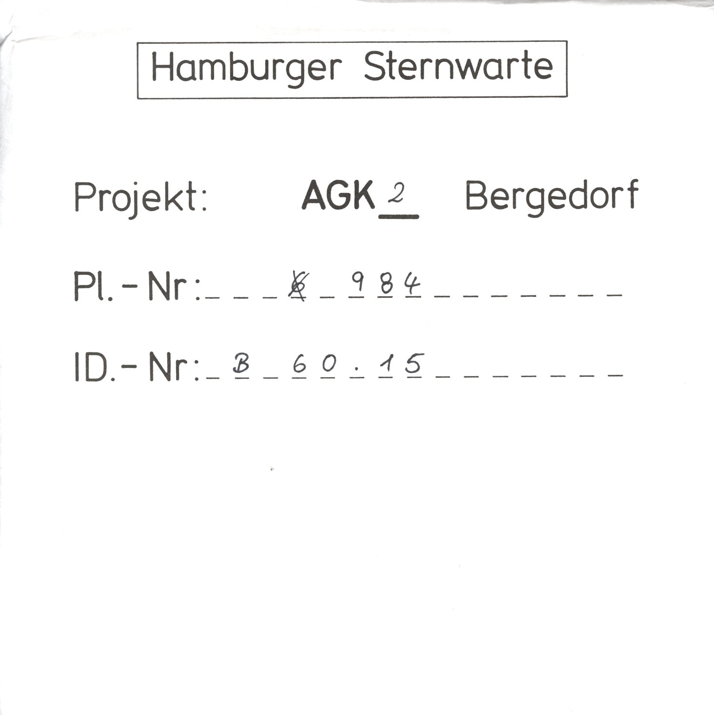 Plattenhuelle AG00984