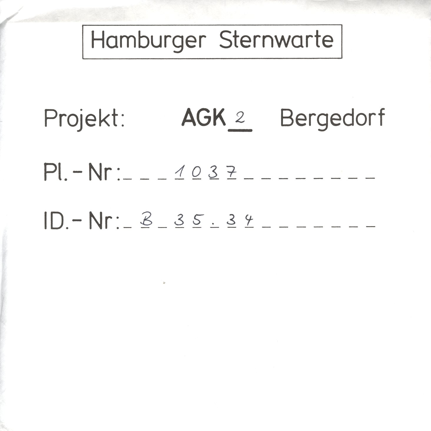 Plattenhuelle AG01037