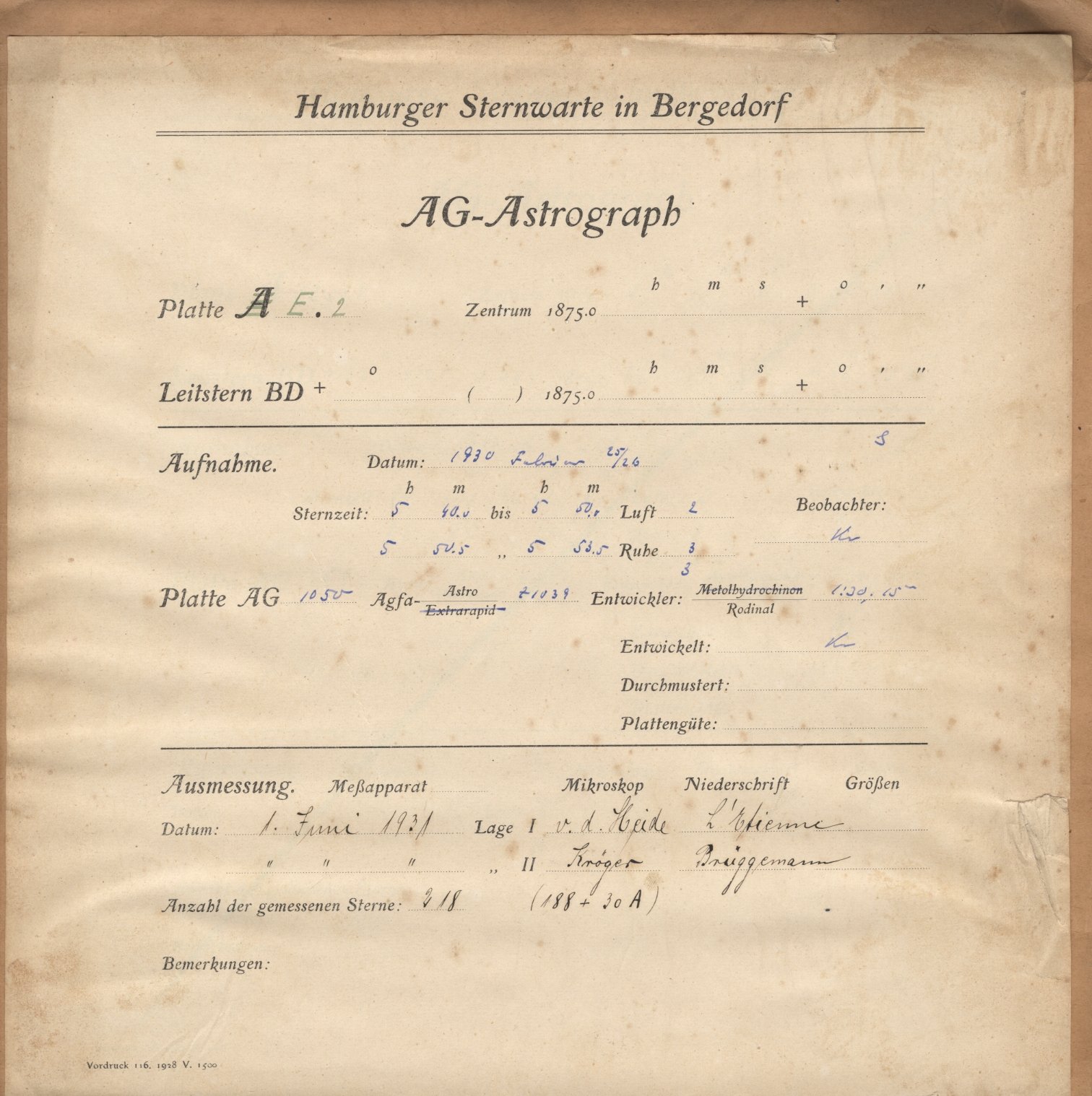 Plattenhuelle AG01050