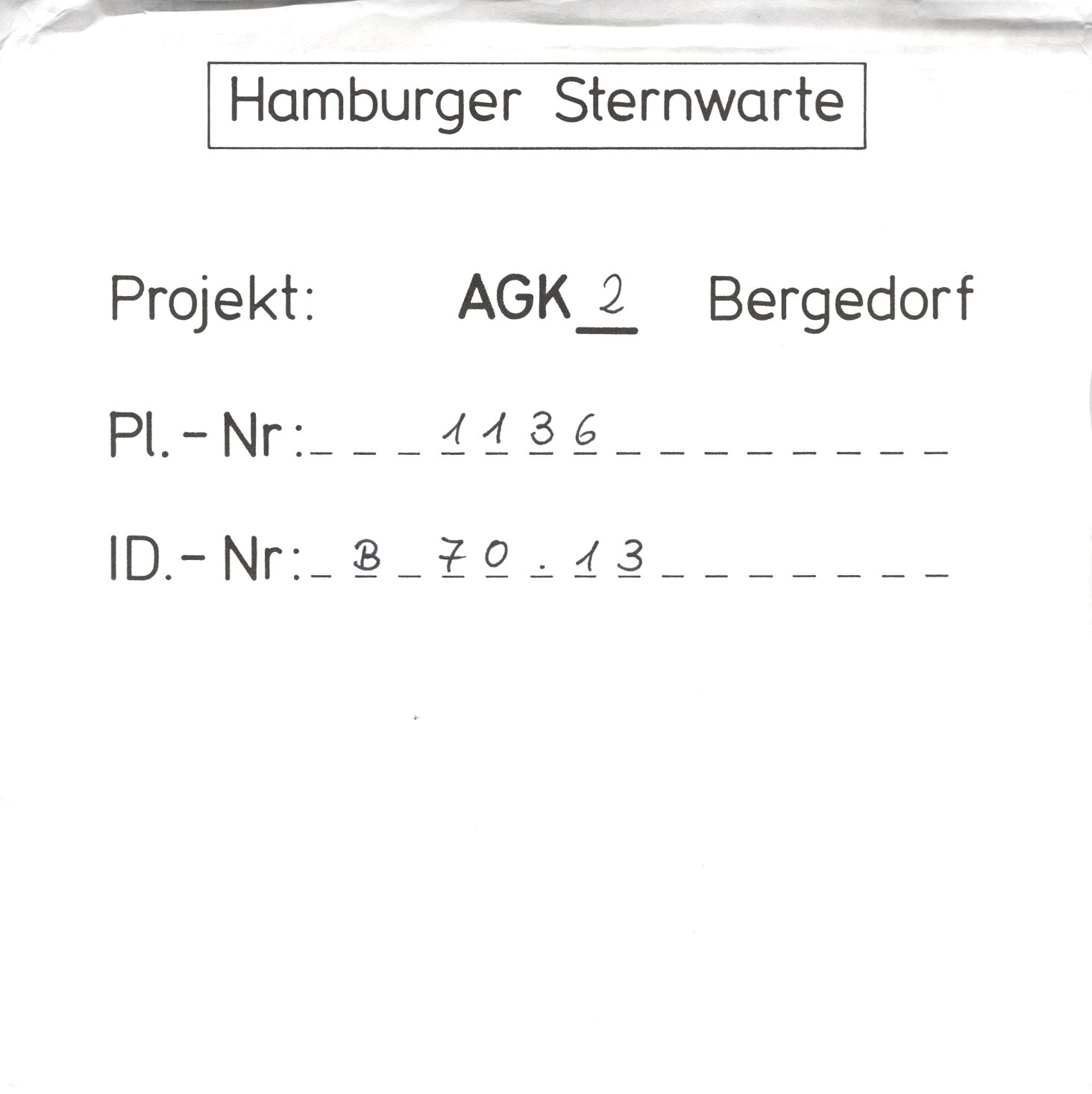 Plattenhuelle AG01136