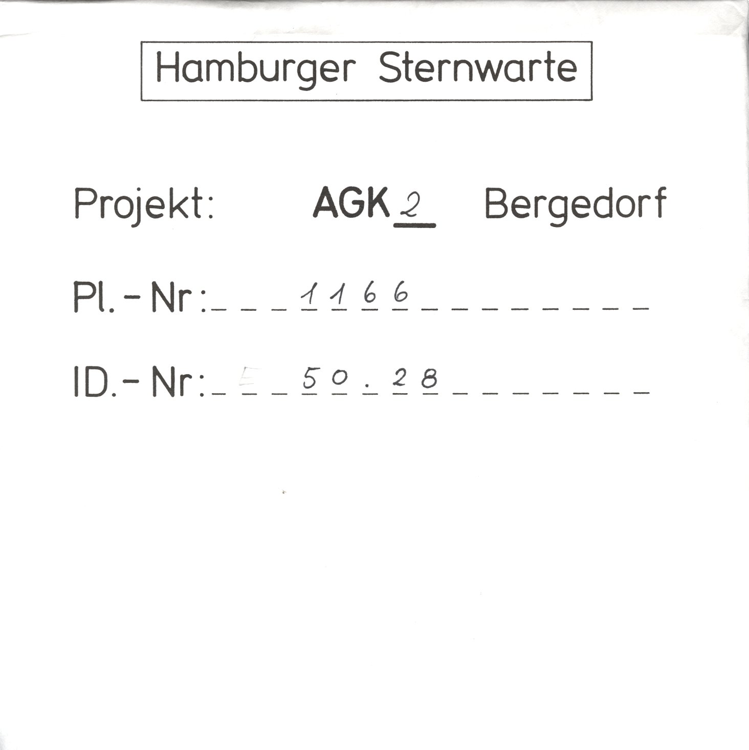 Plattenhuelle AG01166