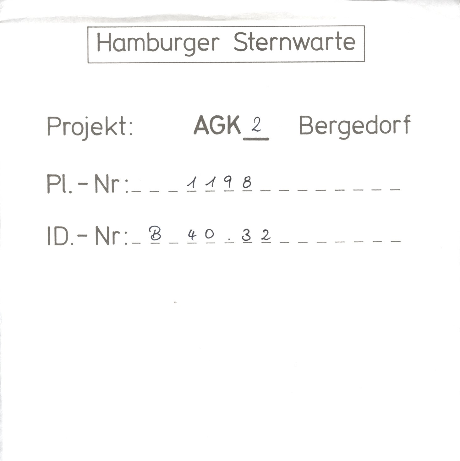 Plattenhuelle AG01198