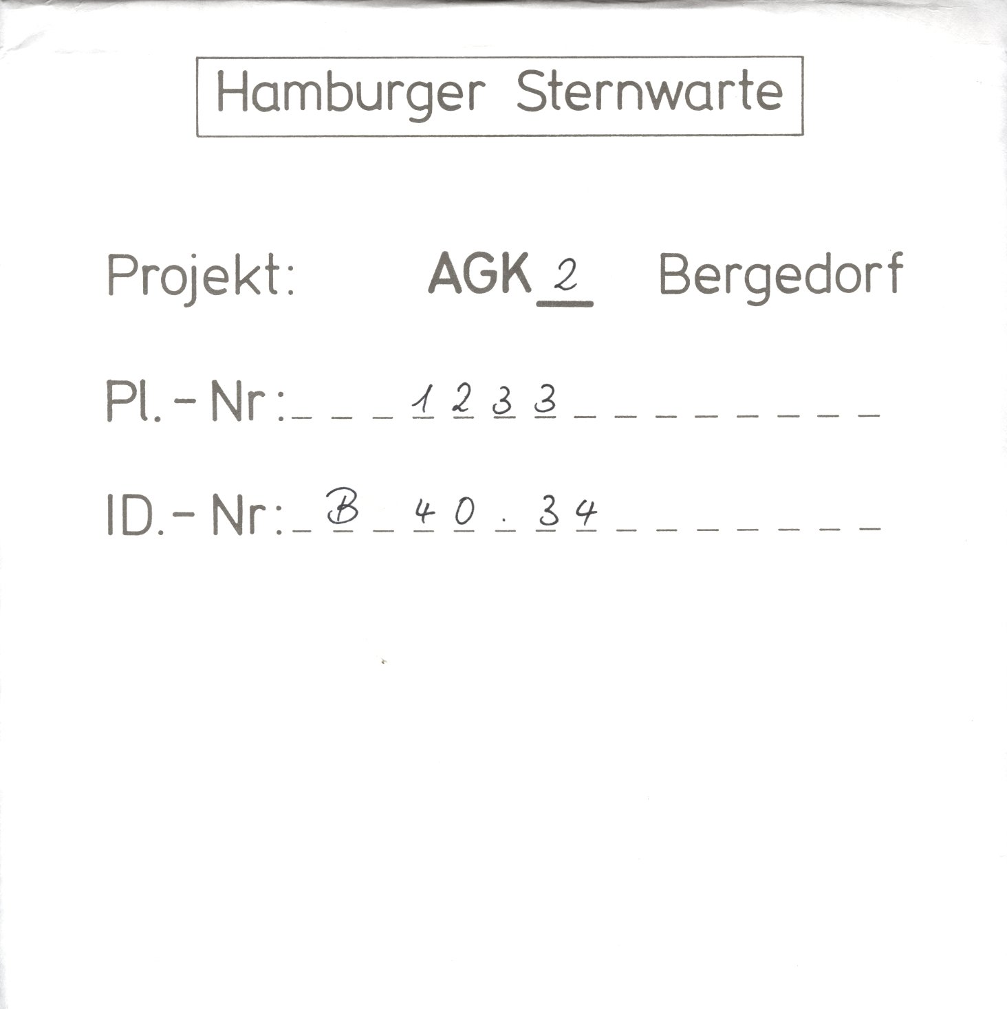 Plattenhuelle AG01233
