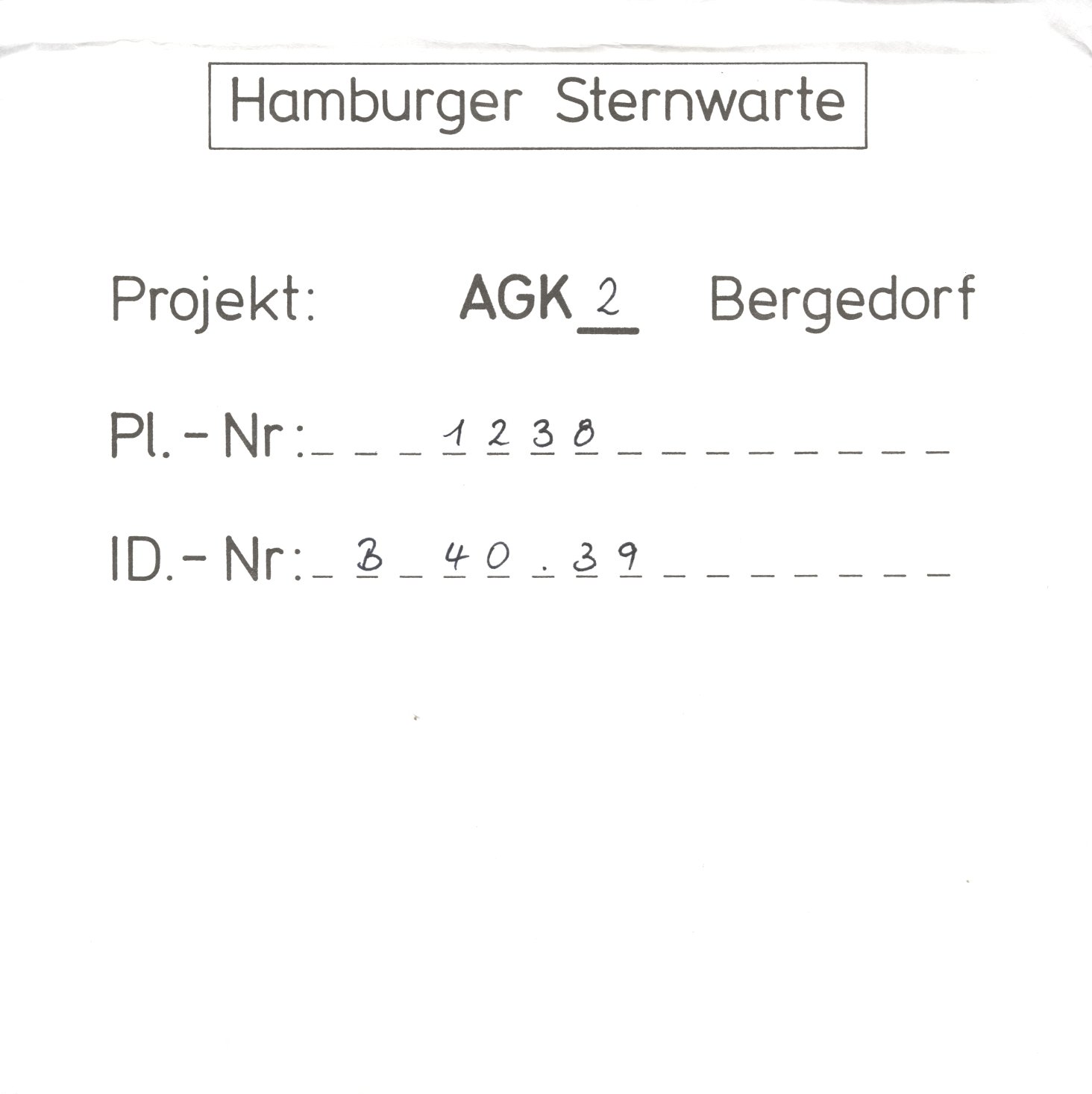 Plattenhuelle AG01238