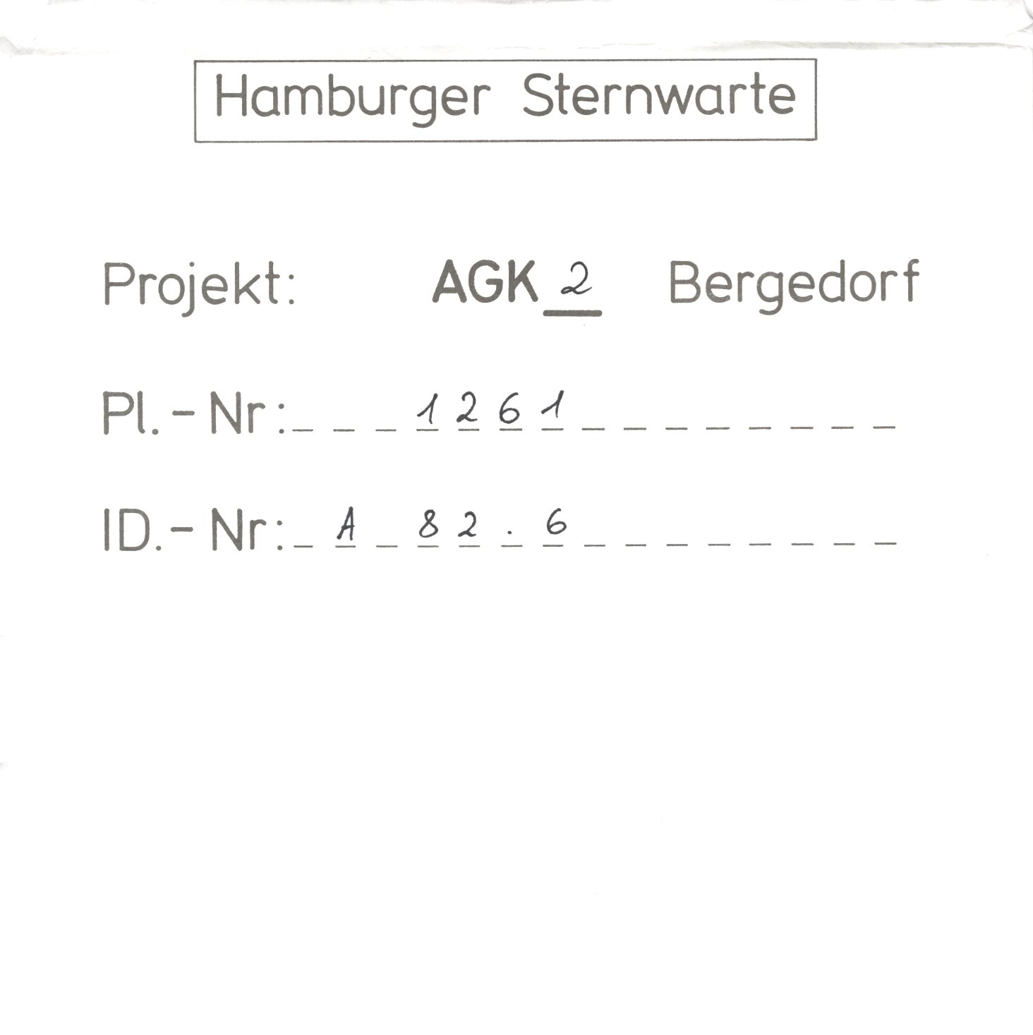 Plattenhuelle AG01261