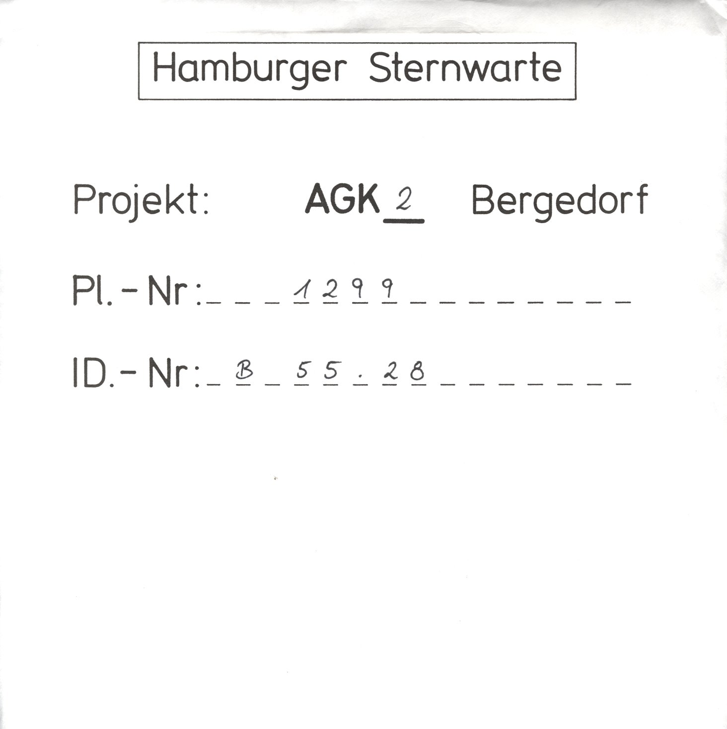 Plattenhuelle AG01299