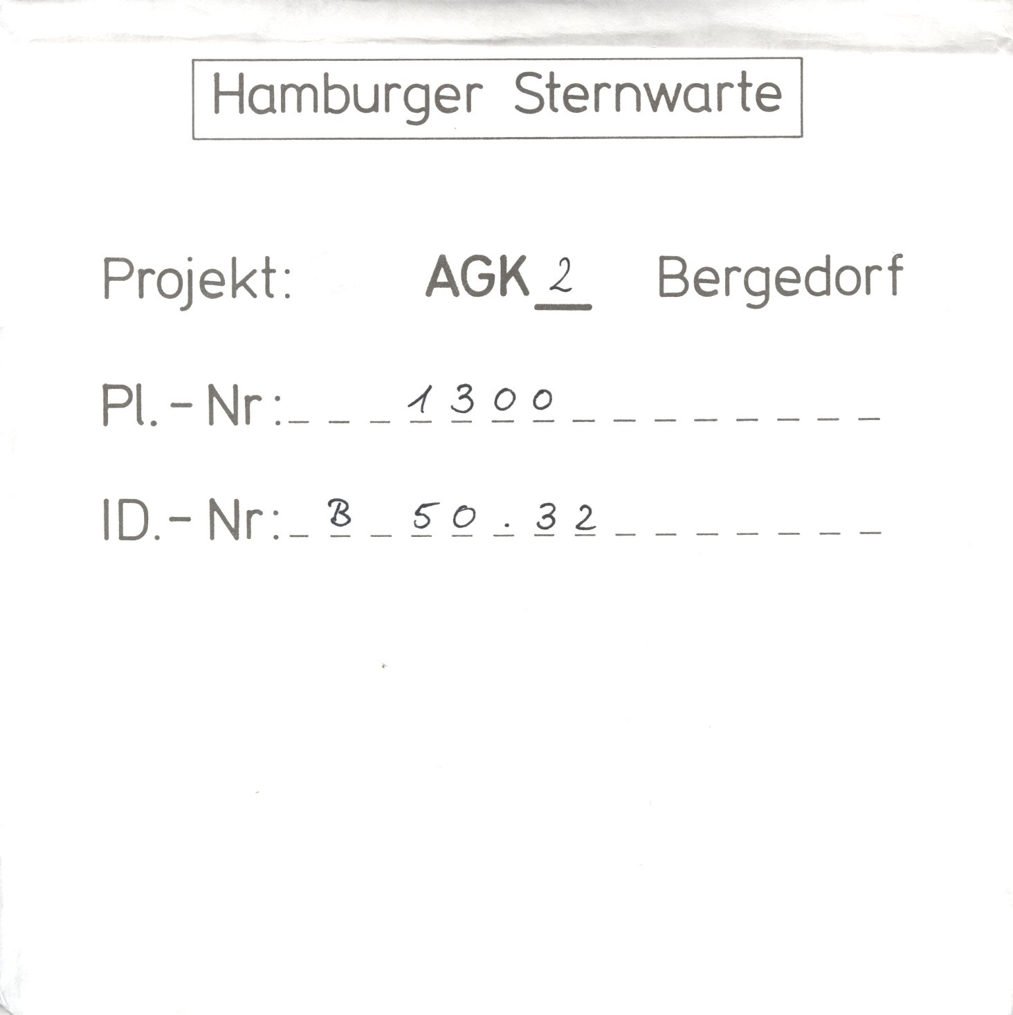 Plattenhuelle AG01300