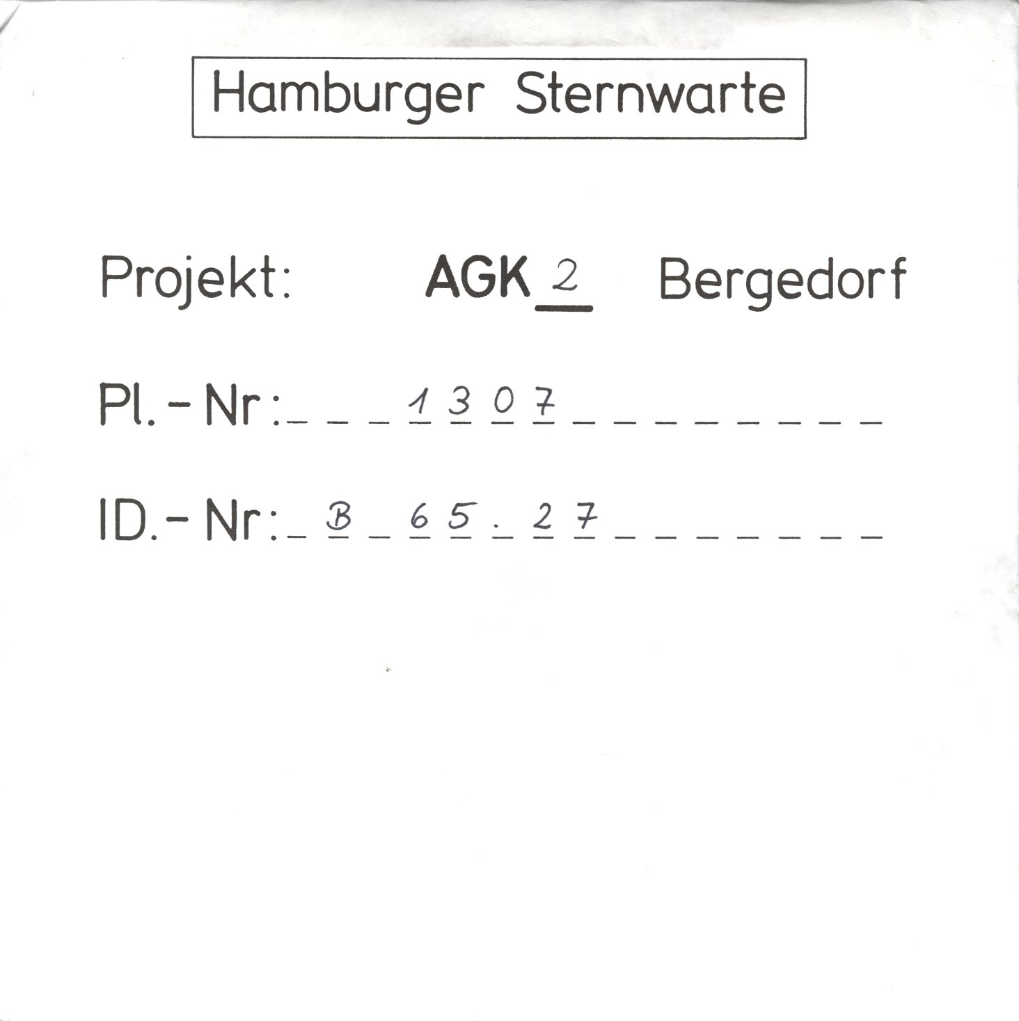 Plattenhuelle AG01307