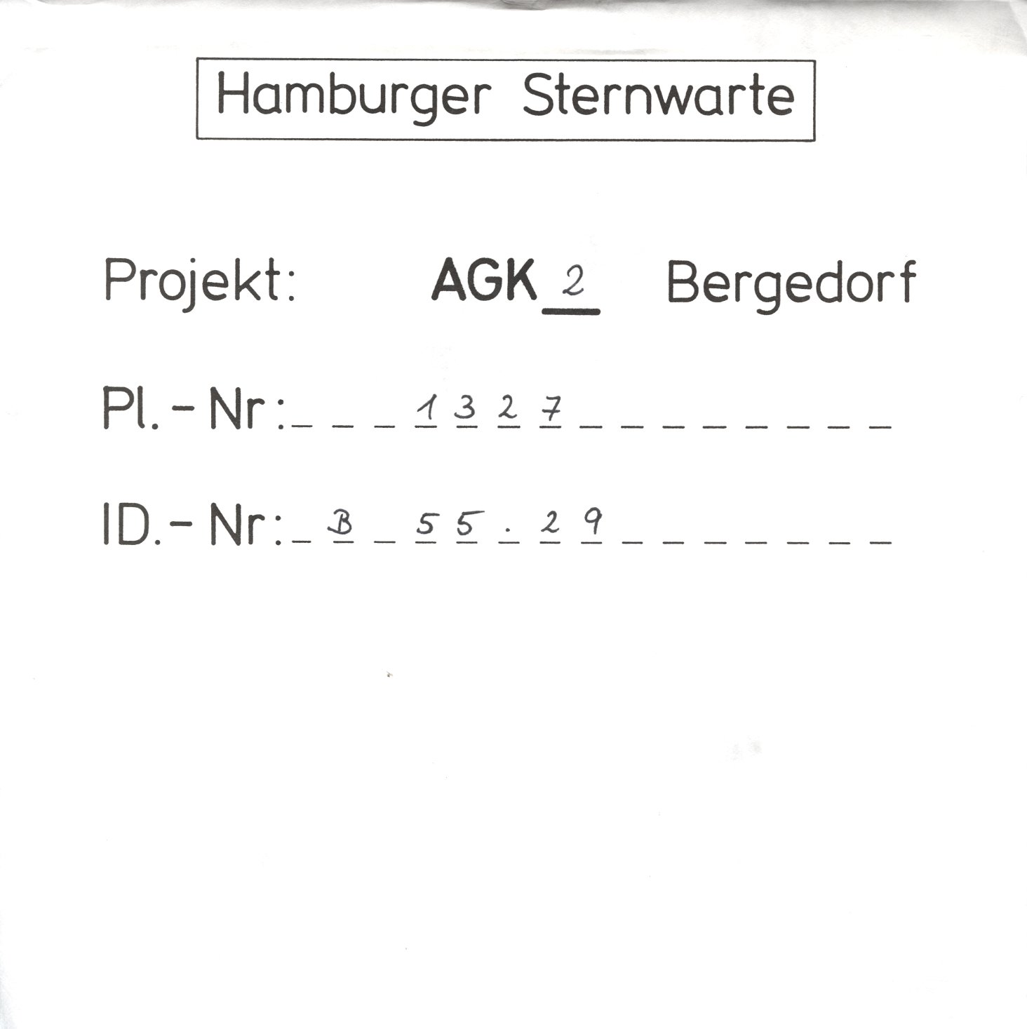 Plattenhuelle AG01327