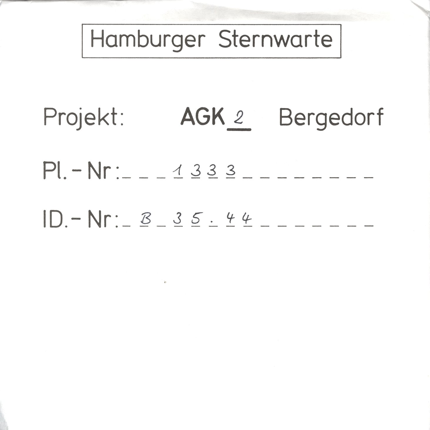 Plattenhuelle AG01333