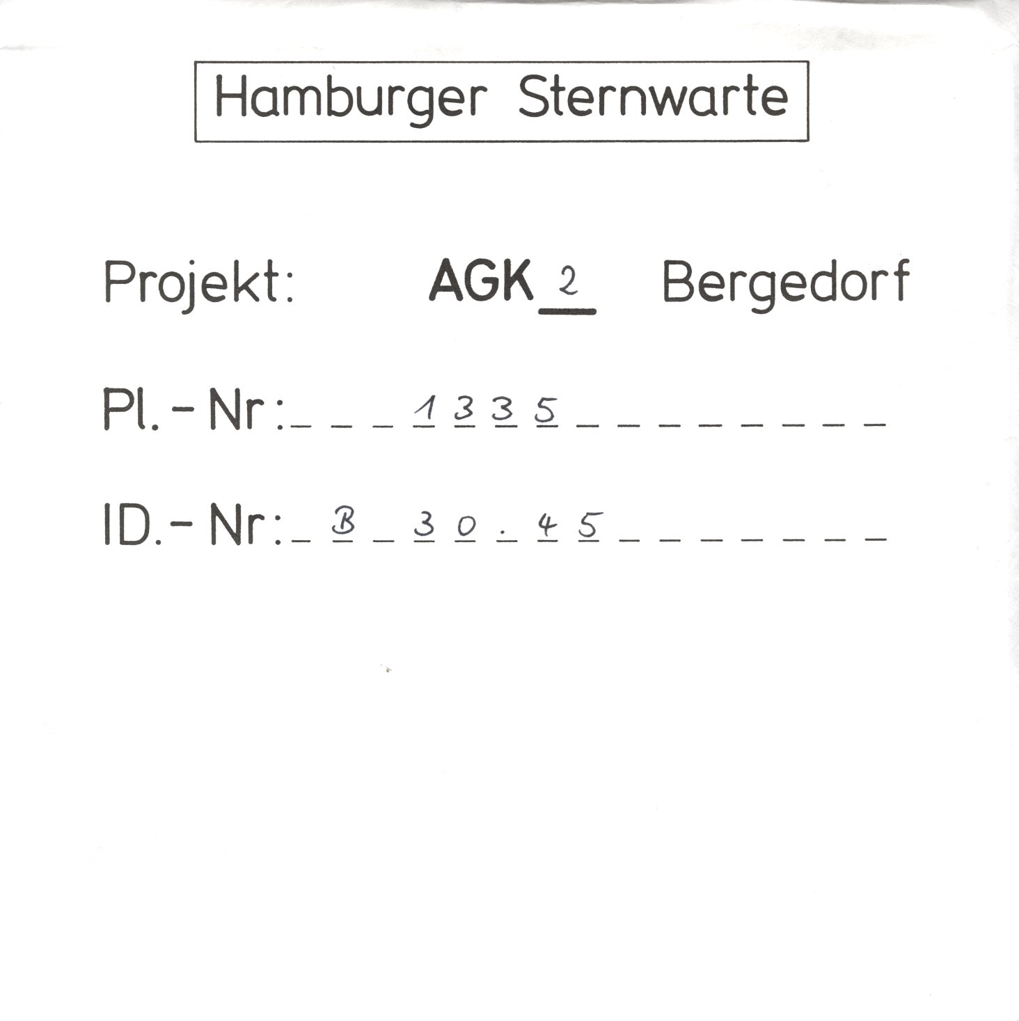 Plattenhuelle AG01335