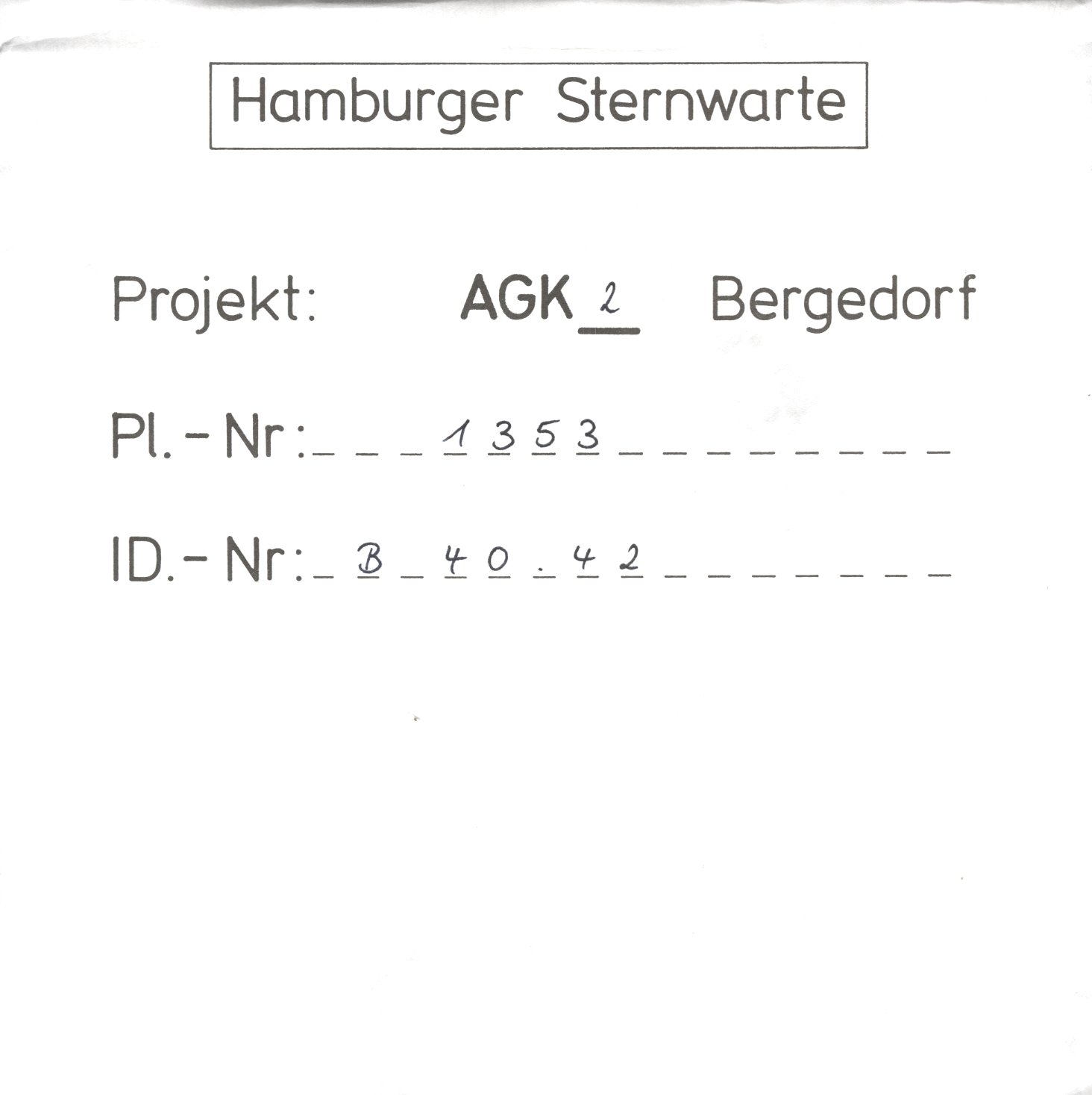 Plattenhuelle AG01353