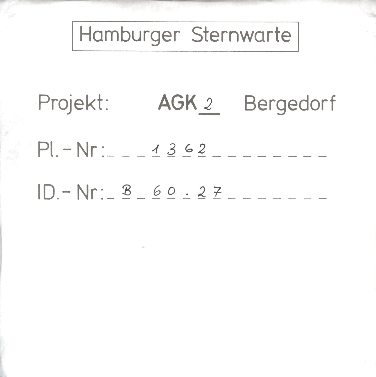 Plattenhuelle AG01362