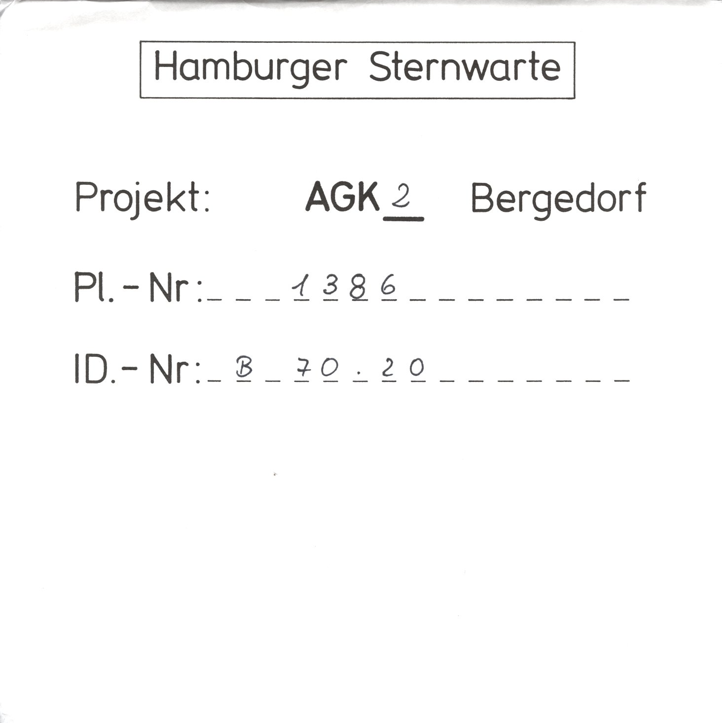 Plattenhuelle AG01386