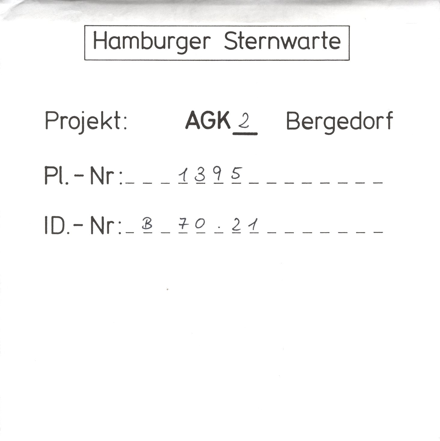 Plattenhuelle AG01395