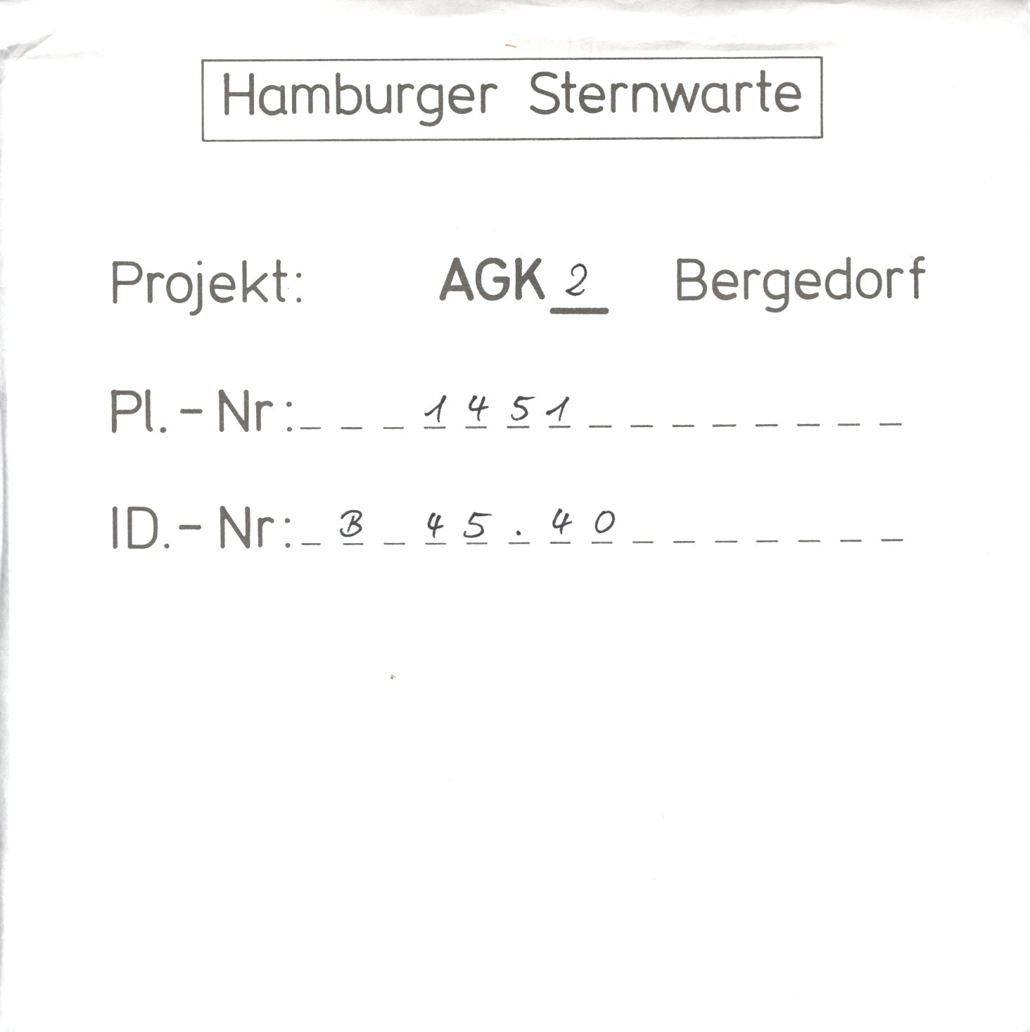 Plattenhuelle AG01451