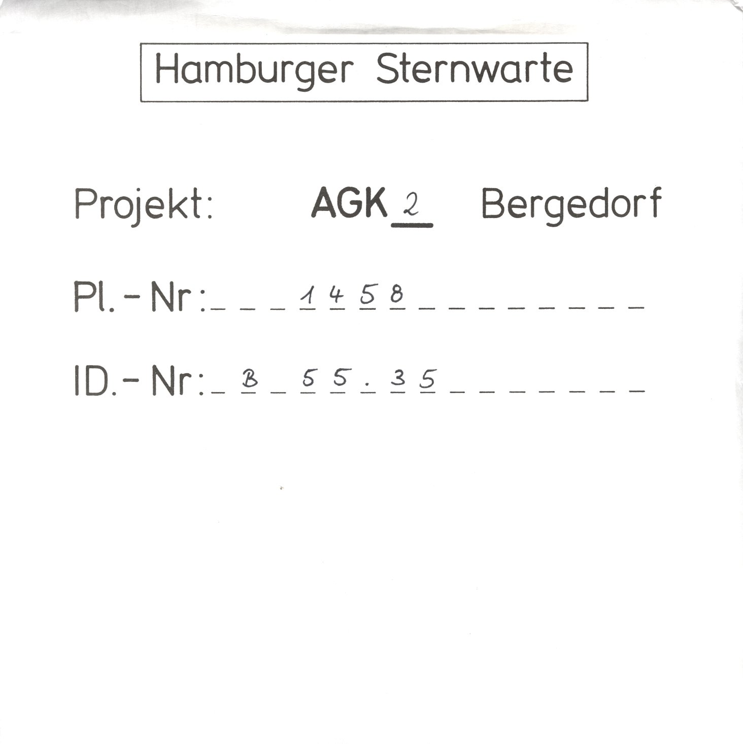 Plattenhuelle AG01458