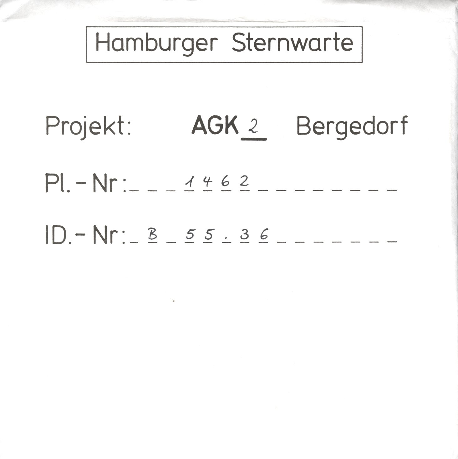 Plattenhuelle AG01462