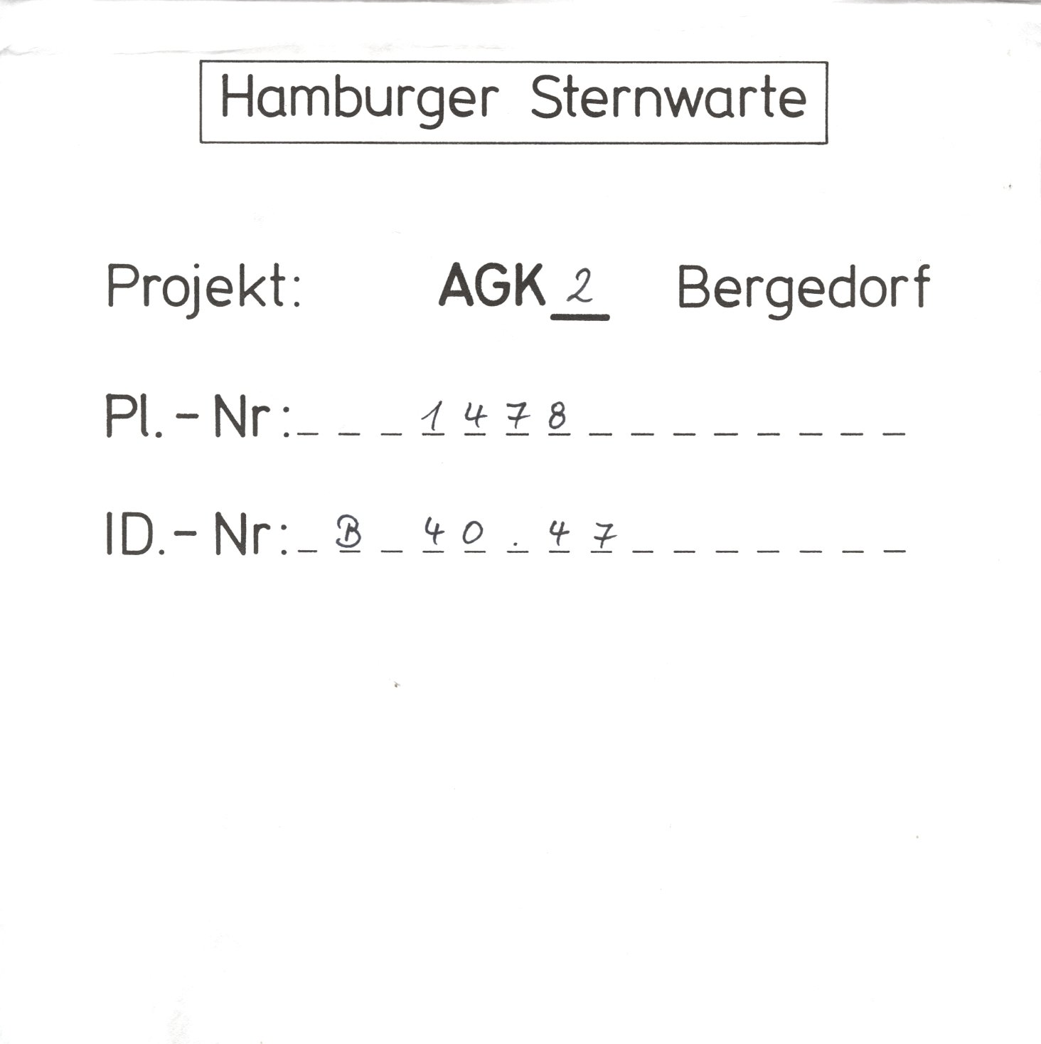 Plattenhuelle AG01478