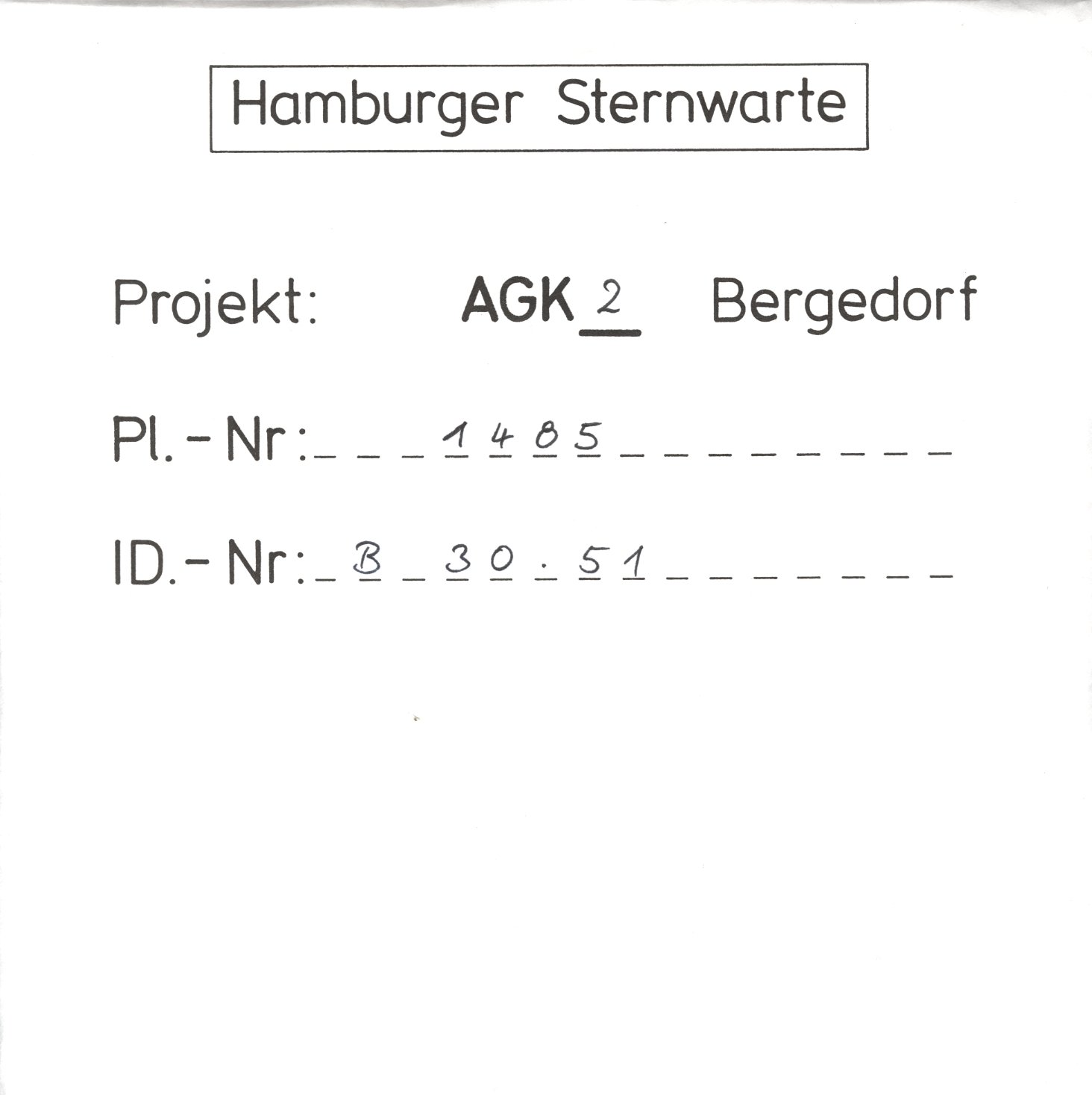 Plattenhuelle AG01485