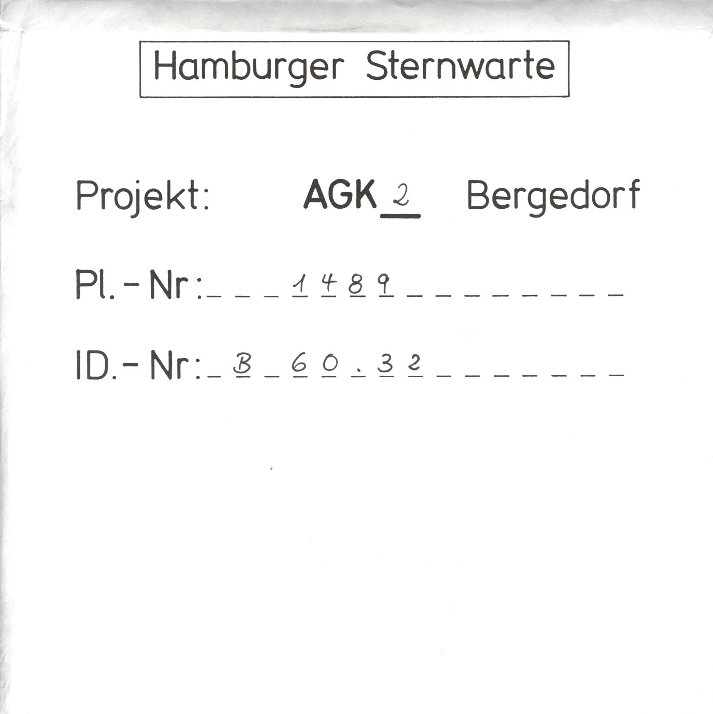 Plattenhuelle AG01489