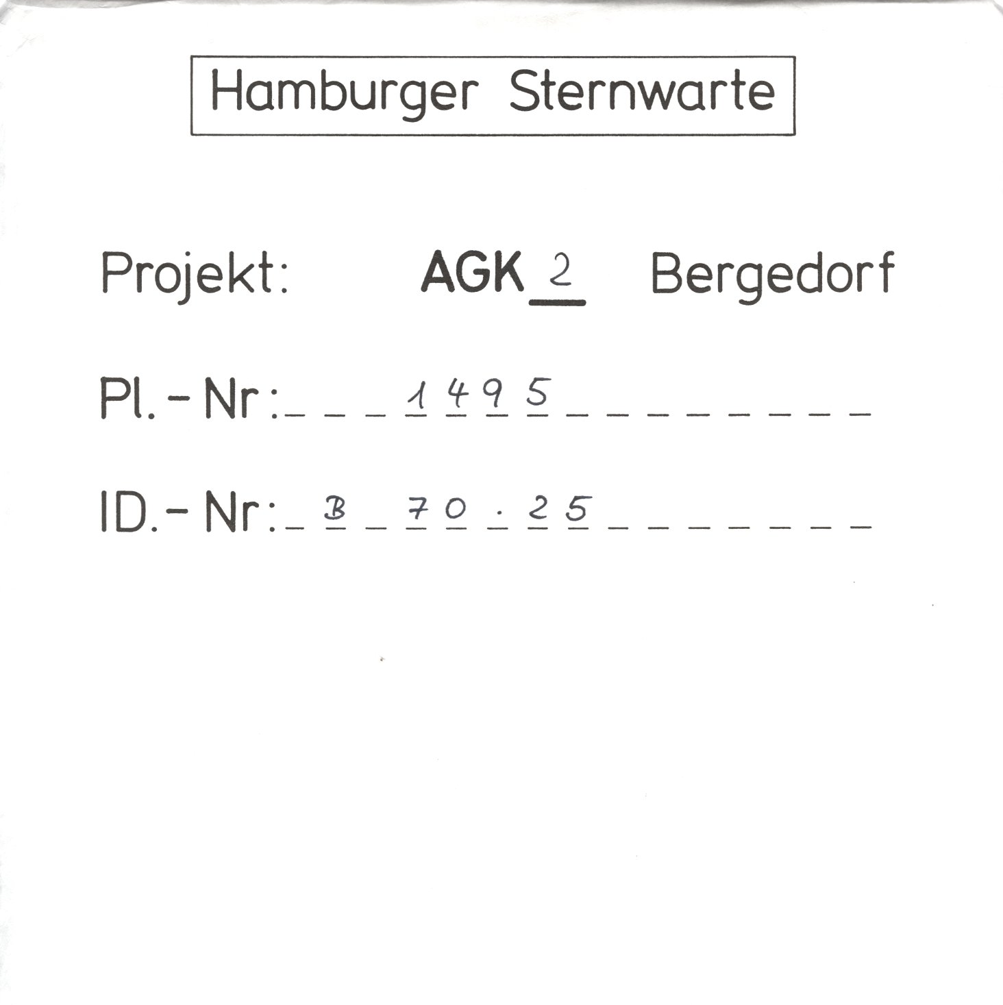 Plattenhuelle AG01495