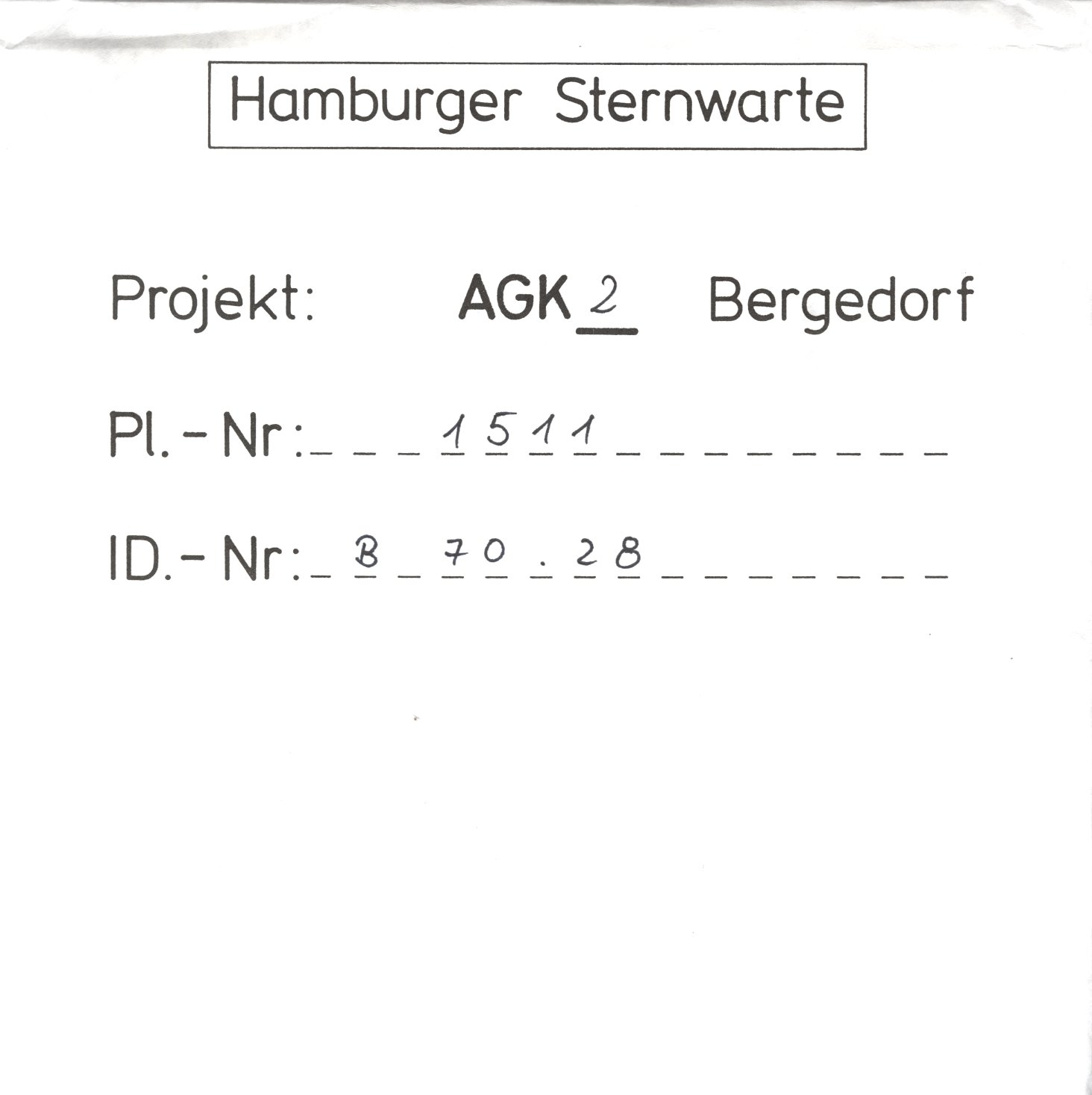 Plattenhuelle AG01511