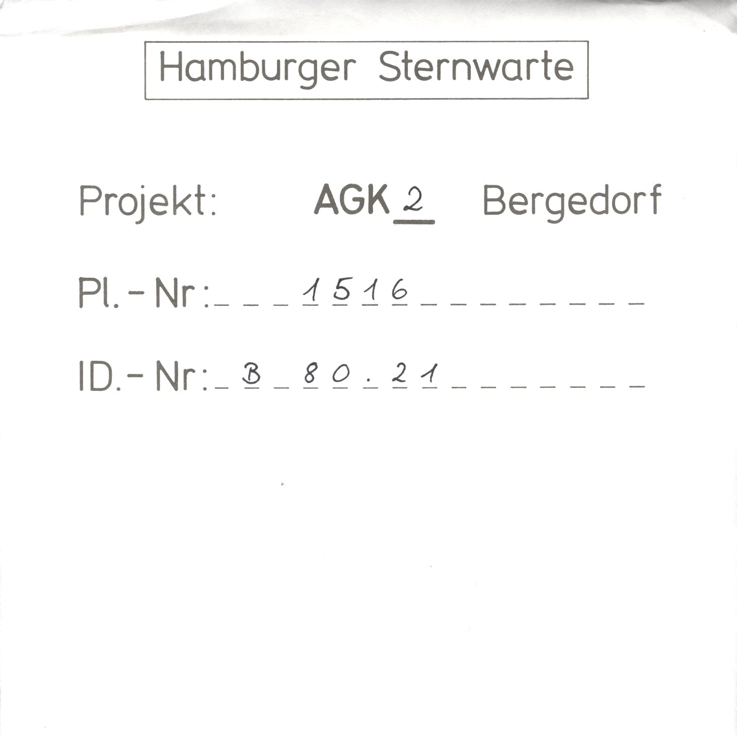 Plattenhuelle AG01516