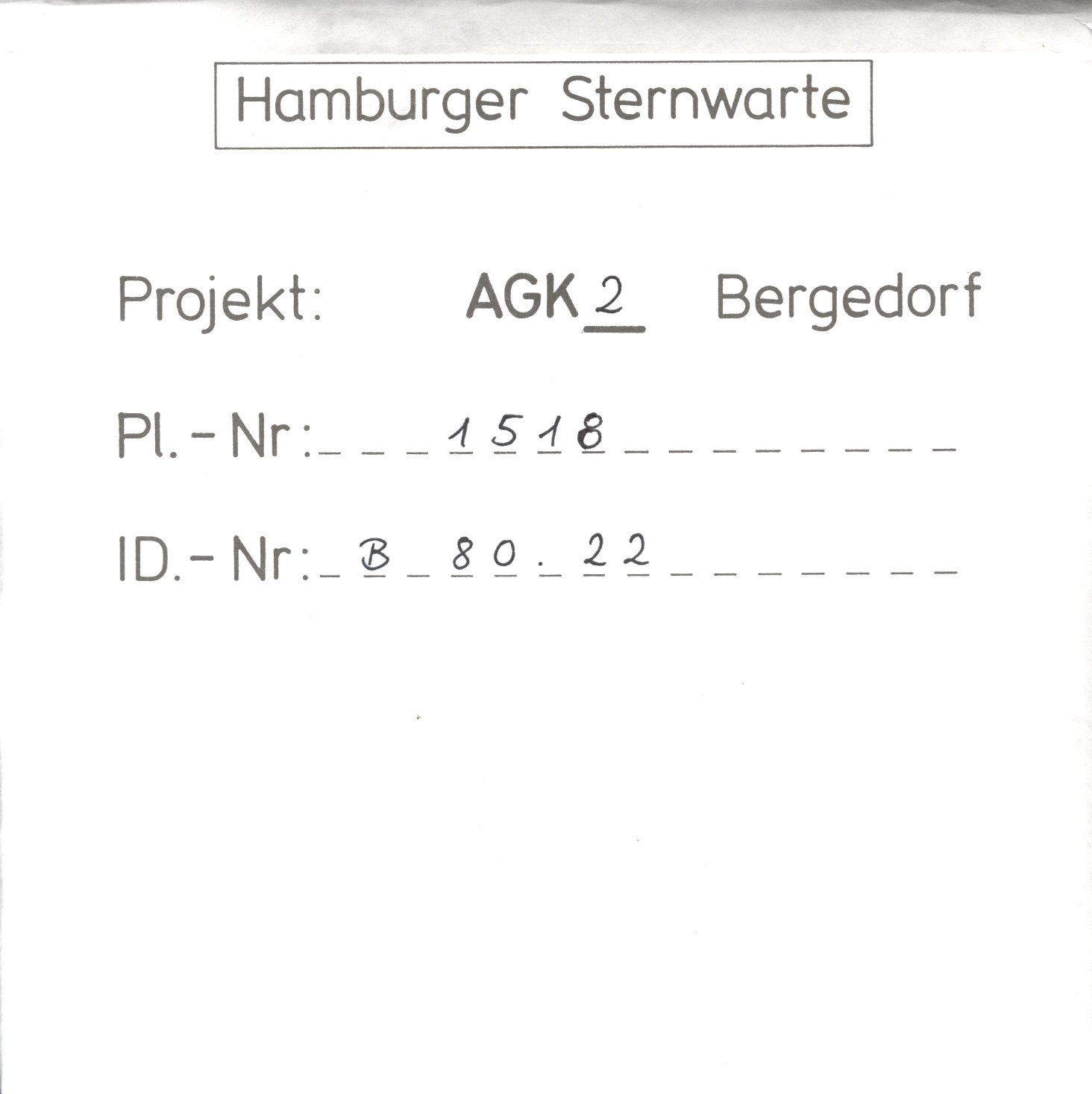Plattenhuelle AG01518